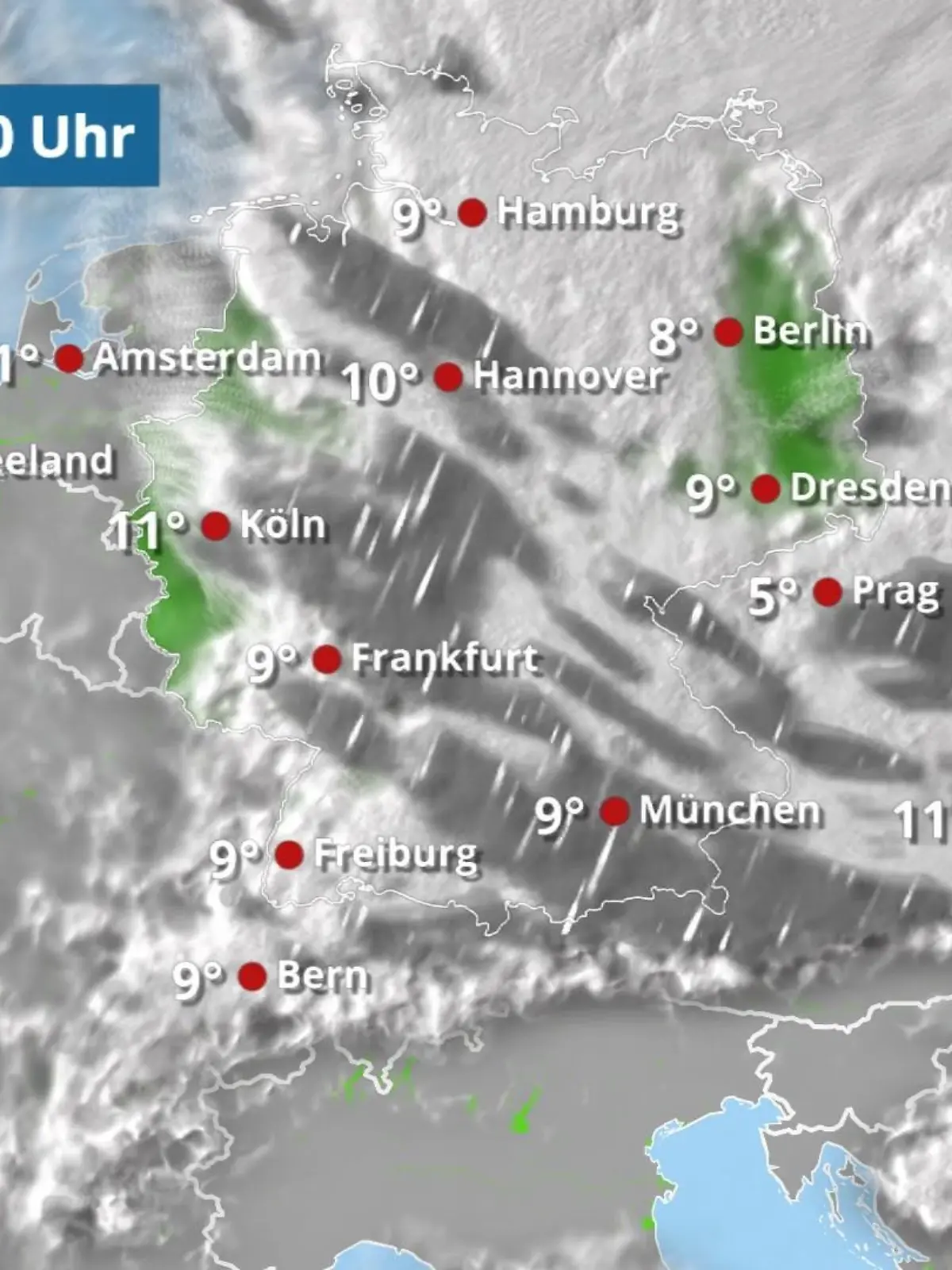 Bild zu: "Bewölkter und nasser Sonntag"