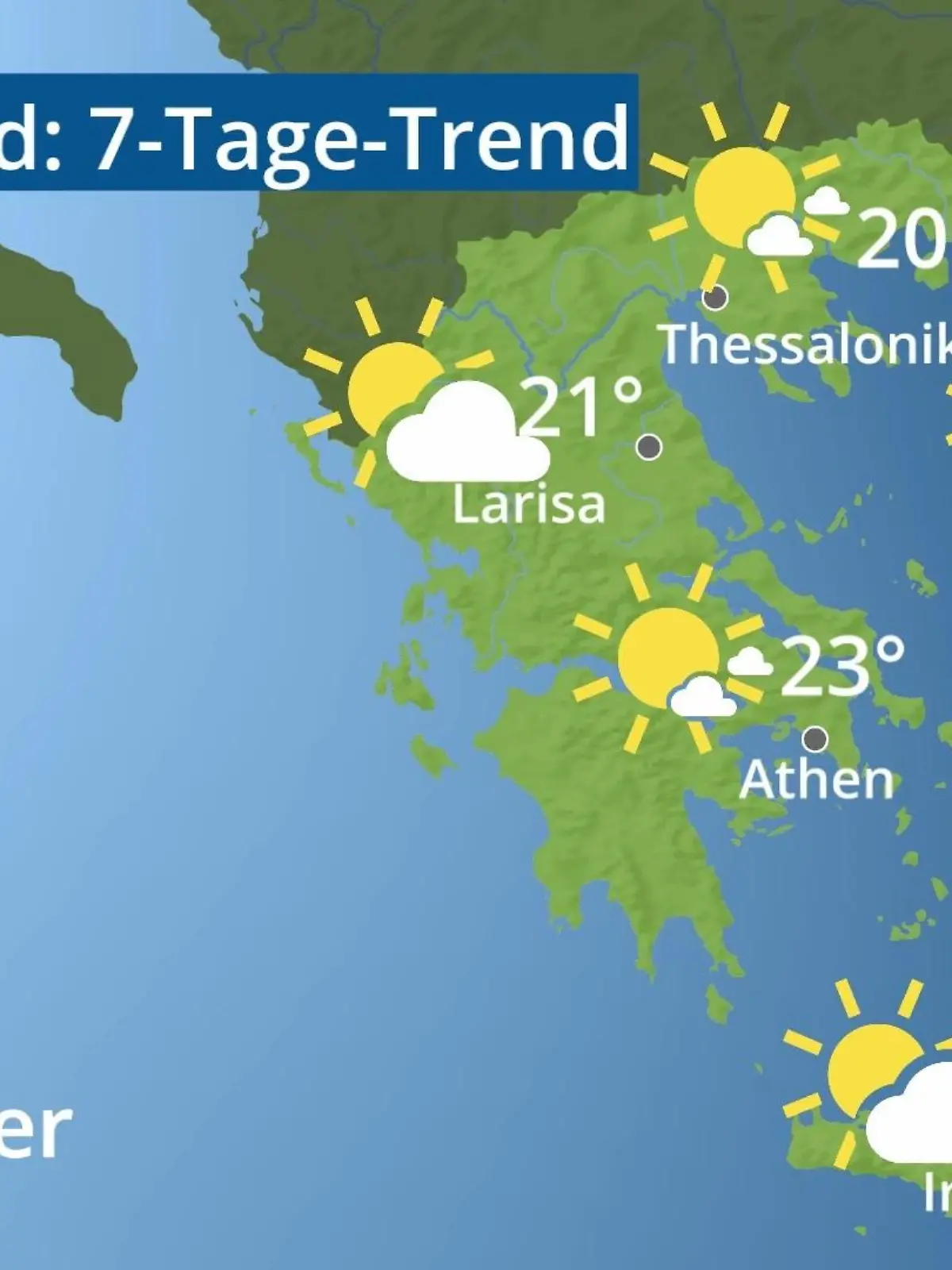 Bild zu: "Griechenland: Wie wird das Wetter?"