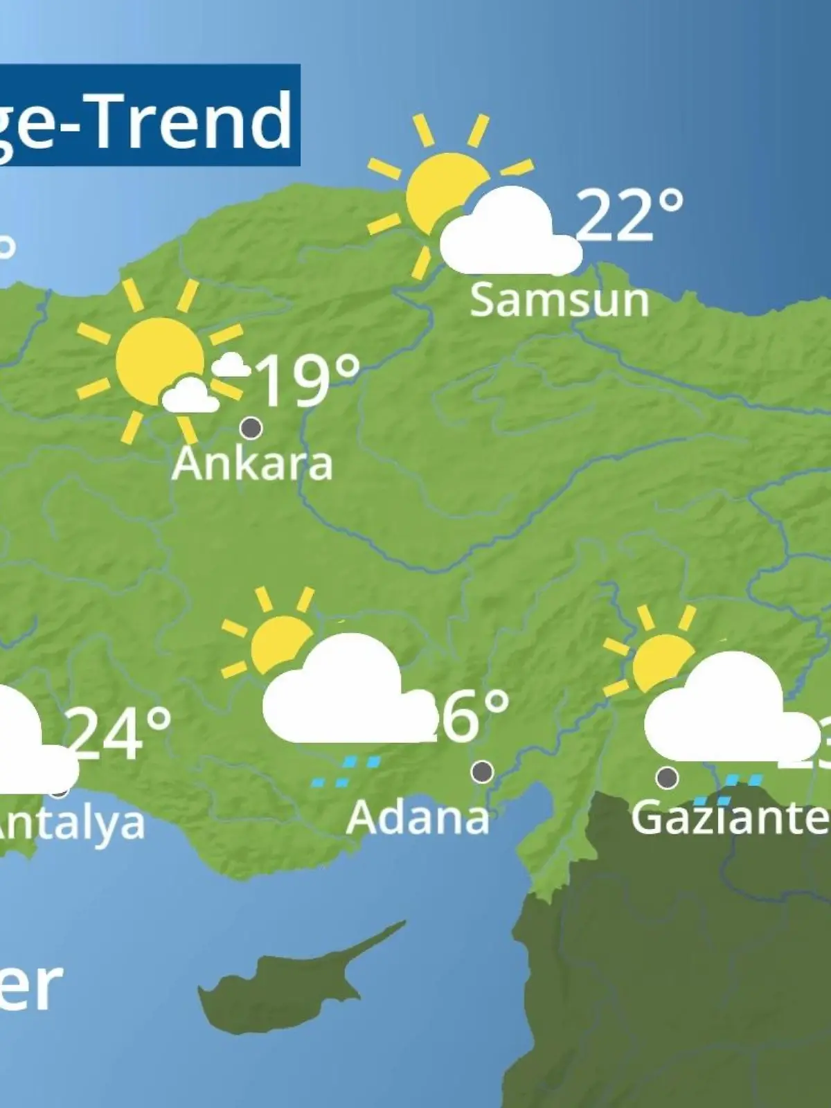 Bild zu: "Türkei: Wie wird das Wetter?"