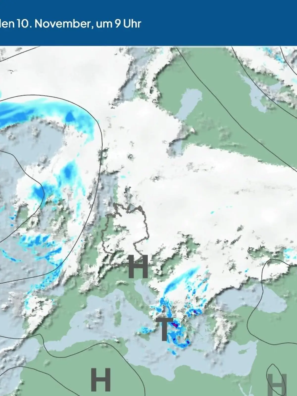 Bild zu: "Die Wetterlage der kommenden 5 Tage"