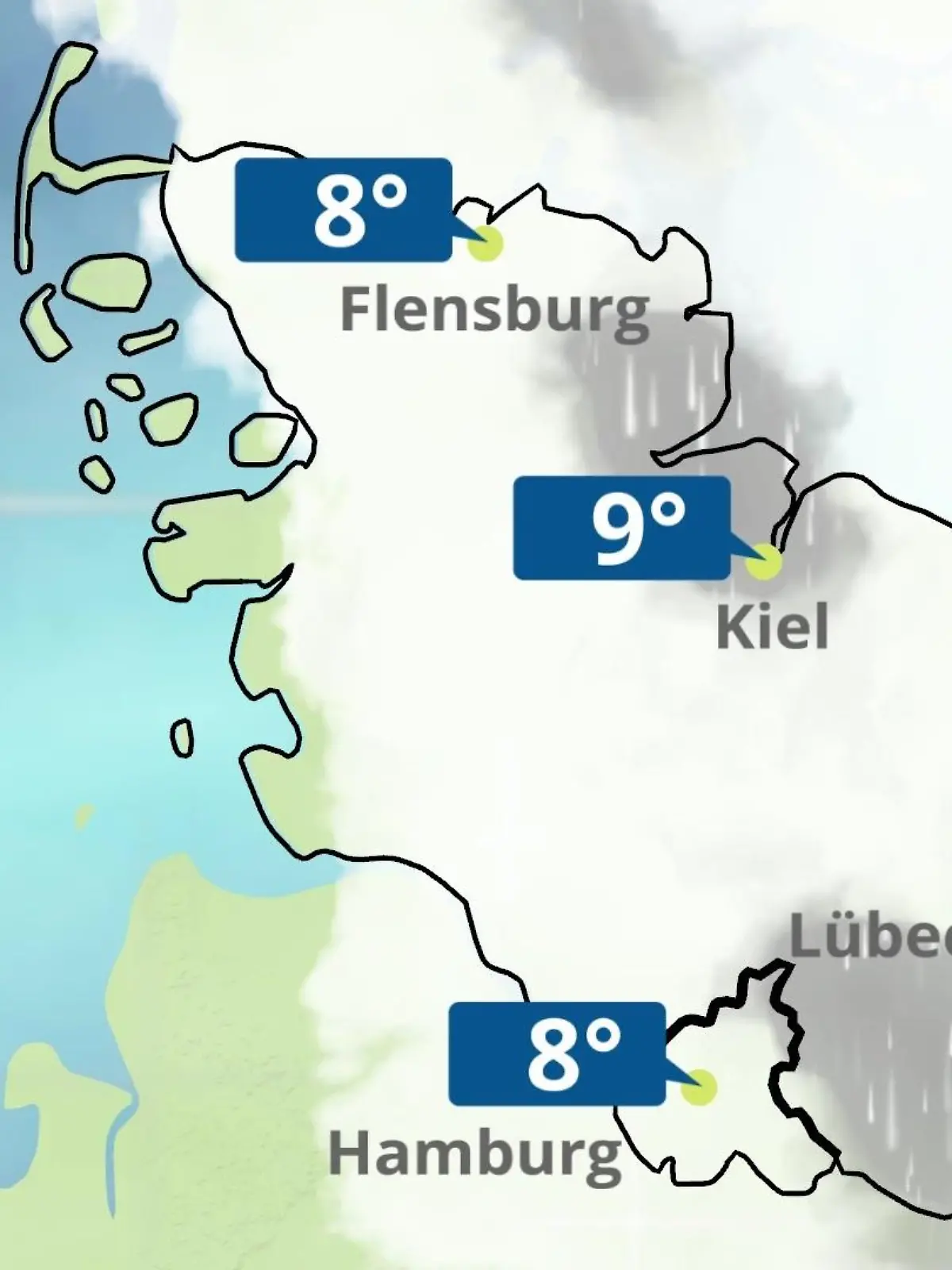 Bild zu: "Hamburg, Schleswig-Holstein: Wie wird das Wetter?"