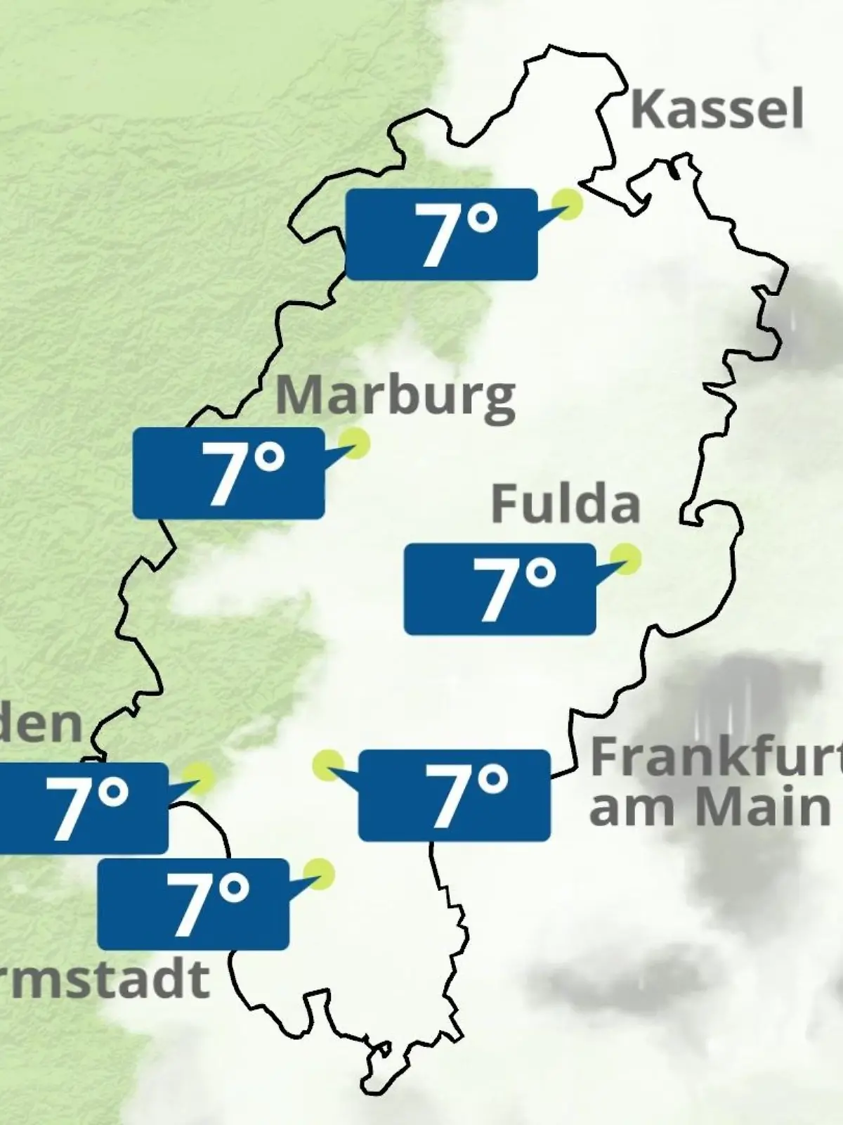 Bild zu: "Hessen: Wie wird das Wetter?"