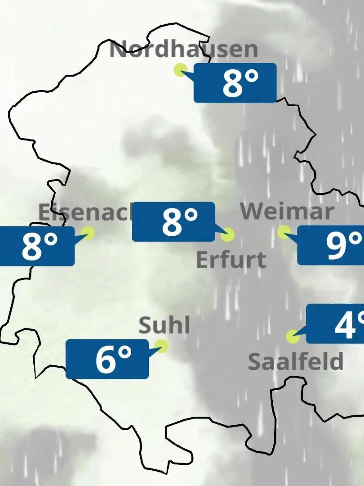Bild zu: "Thüringen: Wie wird das Wetter?"