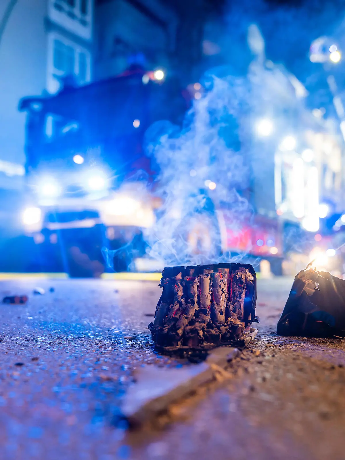  01.01.2023,Berlin,GER, - Dachstuhlbrand in der Silvesternacht in Berlin Neukölln. Die Berliner Feuerwehr war mit ca. 80 Einsatzkräften vor Ort.. *** 01 01 2023,Berlin,GER, Roof truss fire on New Years Eve in Berlin Neukölln The Berlin fire department was on the scene with about 80 emergency personnel