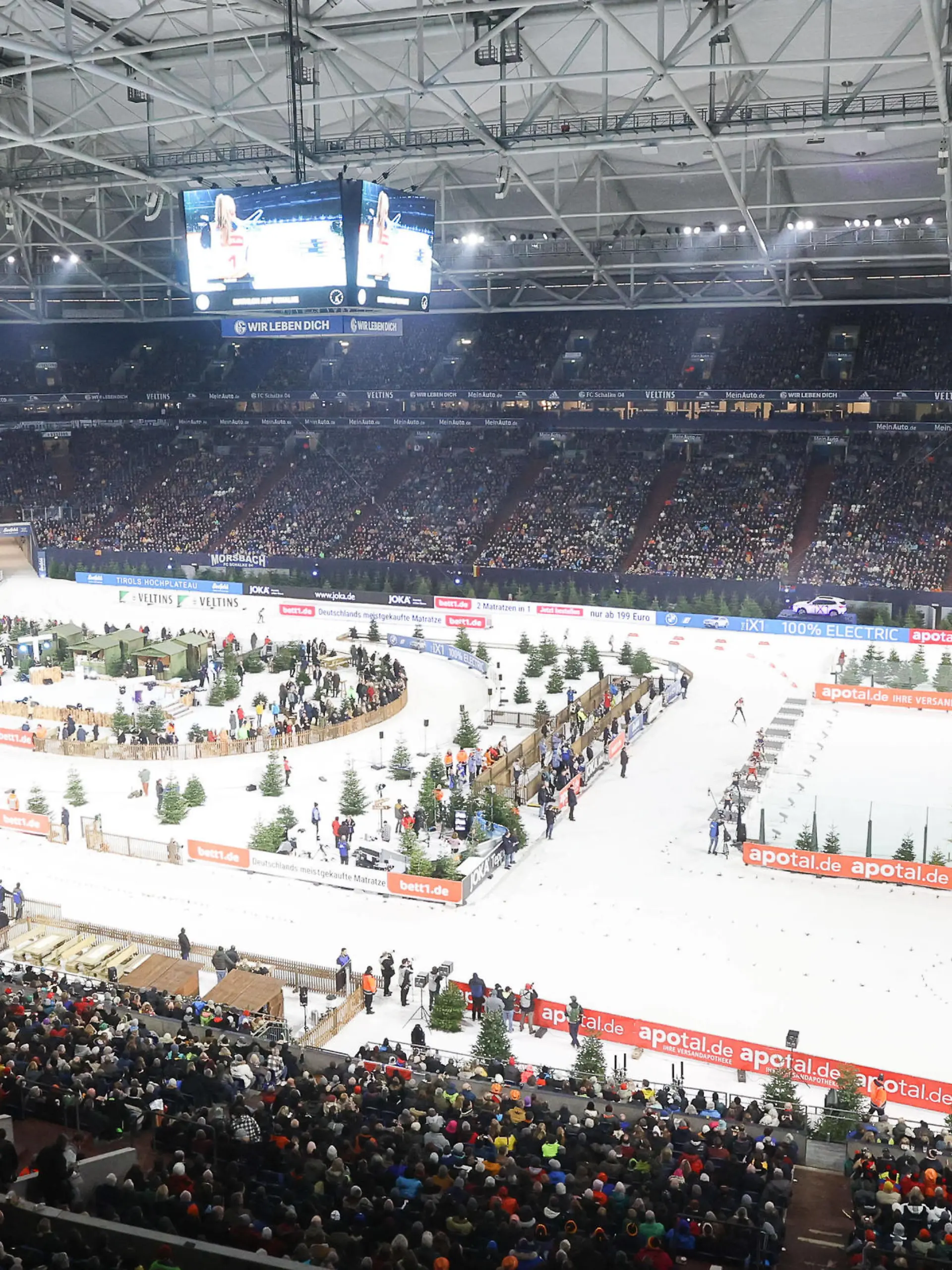  Biathlon World Team Challenge 2022 auf Schalke, 28.12.2022, Biathlon World Team Challenge 2022 auf Schalke, 28.12.2022, Gelsenkirchen *** Biathlon World Team Challenge 2022 on Schalke, 28 12 2022, Biathlon World Team Challenge 2022 on Schalke, 28 12 2022, Gelsenkirchen Copyright: xJoergxNiebergall/Eibner-Pressefox EER - JNL