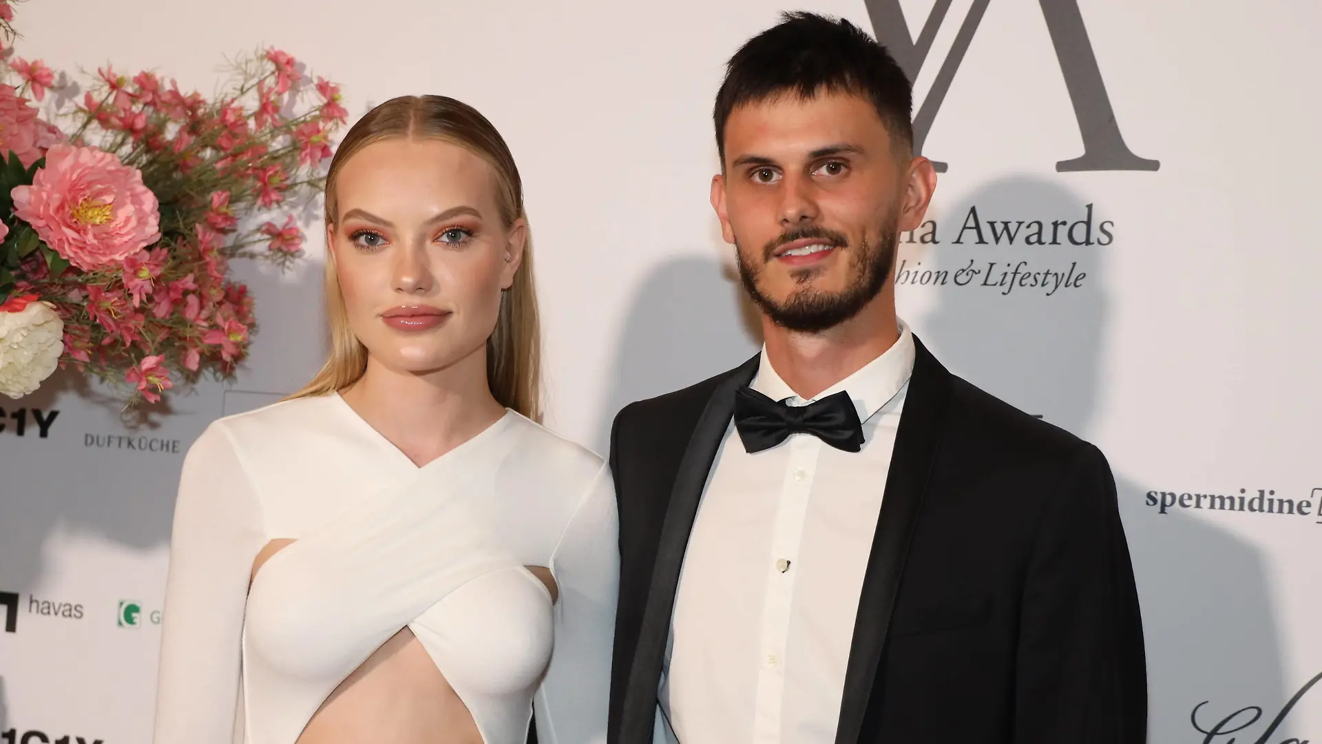 Vienna Awards for Fashion & Lifestyle Wien, Stadtpalais Liechtenstein, 07. 09. 2022 Cheyenne OCHSENKNECHT mit Mann Nino *** Vienna Awards for Fashion Lifestyle Vienna, Stadtpalais Liechtenstein, 07 09 2022 Cheyenne OCHSENKNECHT with husband Nino