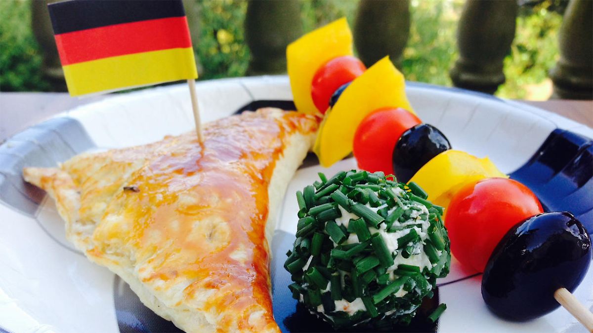 Lieblingsgericht: Schwarz-Rot-Gold-Spieße und Co.
