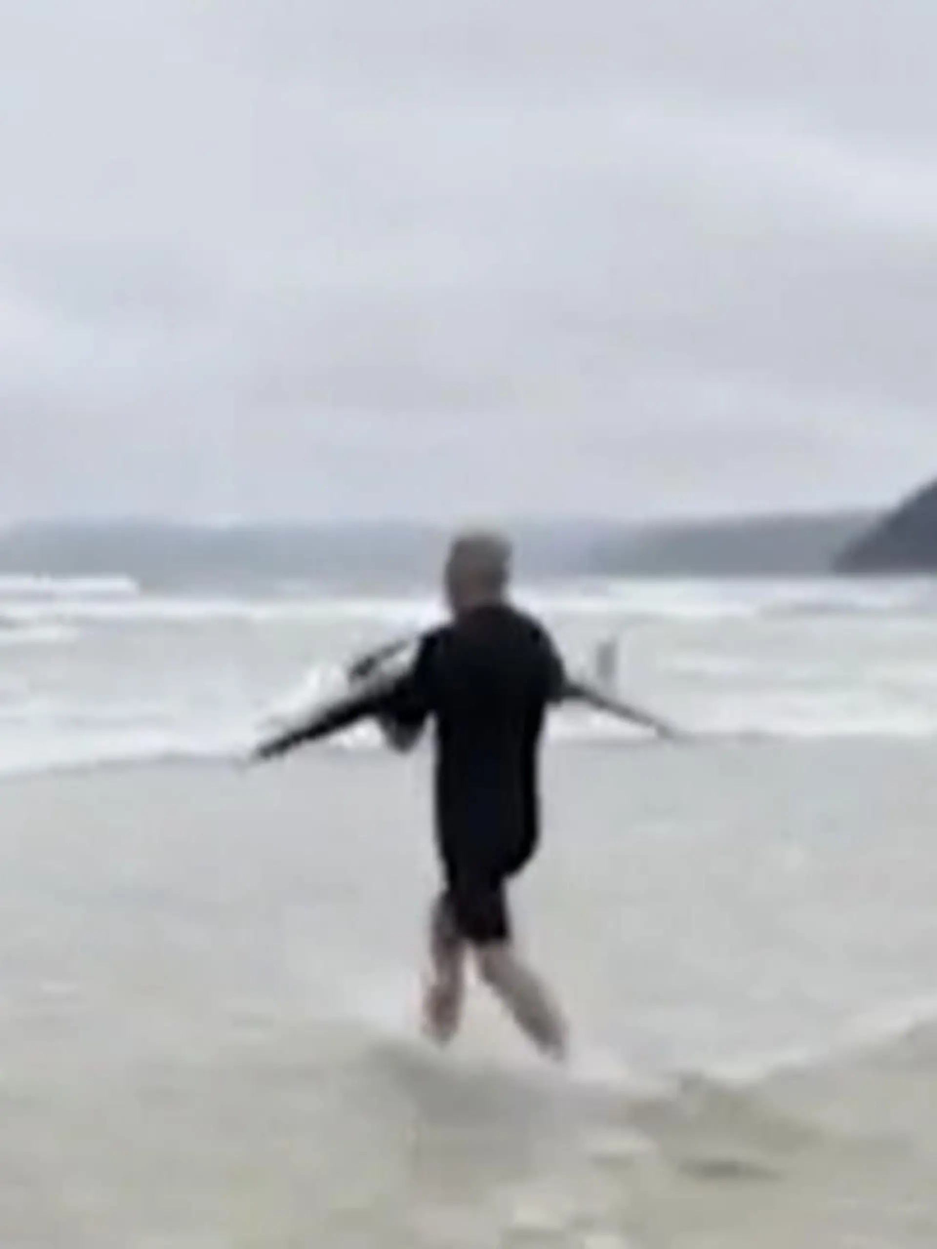 Diese Rettungsaktion in Victoria Australien sorgt für ordentlich Gesprächsstoff. Surfer Paul Myles trägt gestrandeten Hai zurück ins Meer.