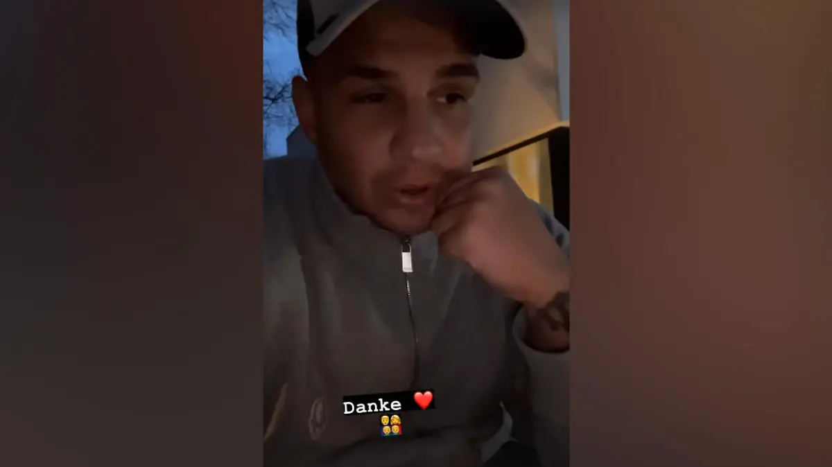 Pietro Lombardi dankt seinen Fans.