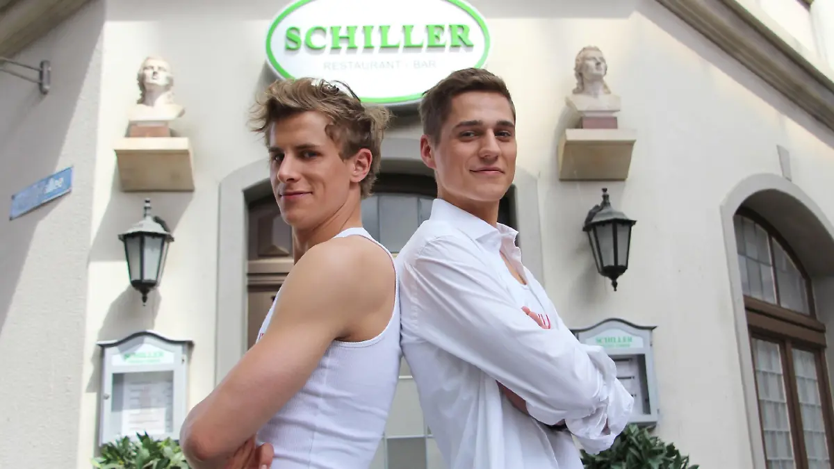 Lukas Sauer (l.) und Timothy Boldt