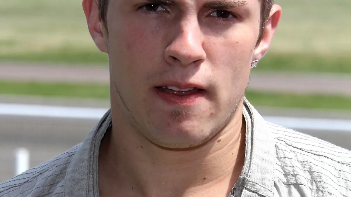 Joey Heindle beim Bild Renntag auf der Trabrennbahn Bahrenfeld. Hamburg, 09.06.2013