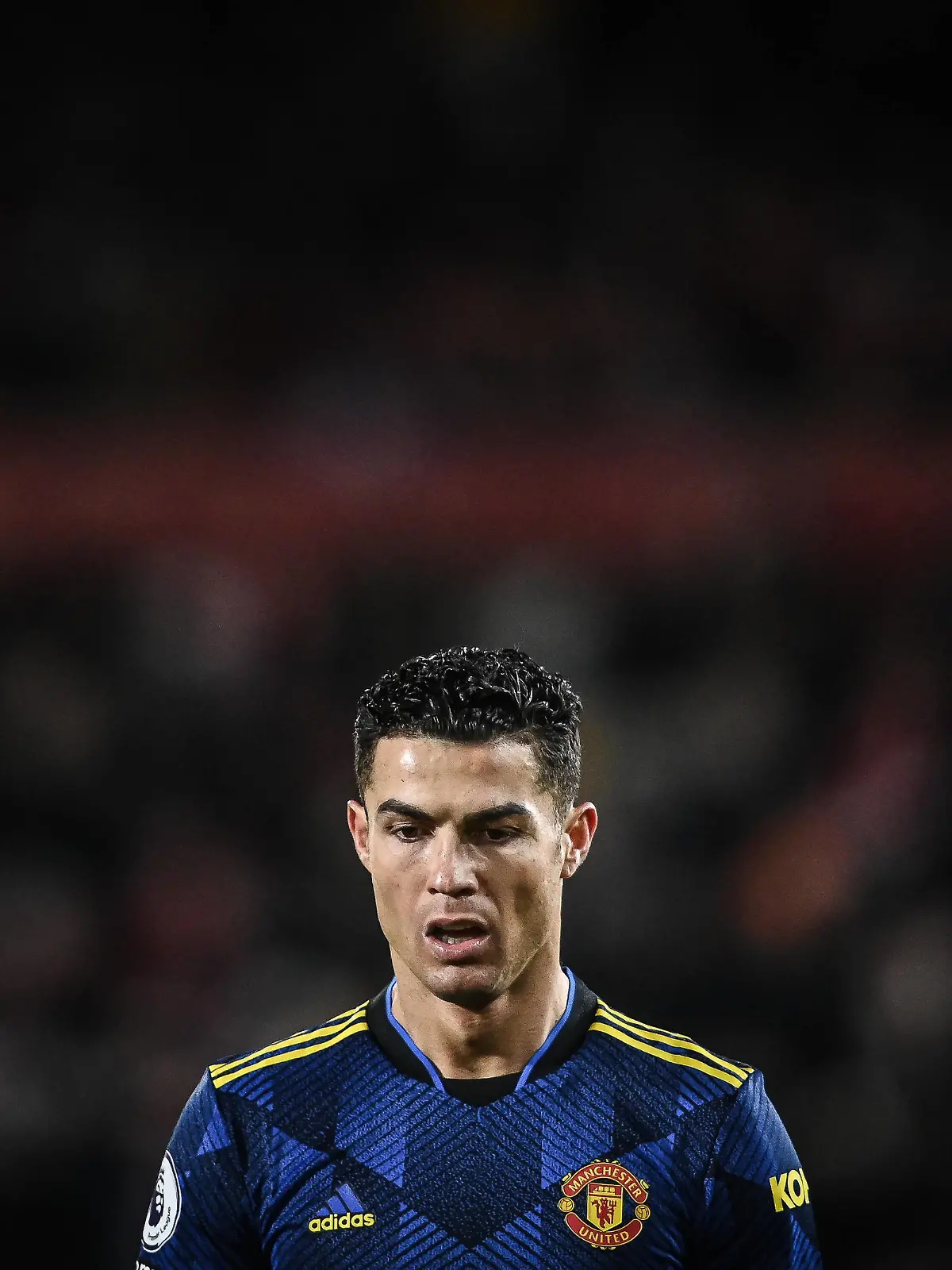  Sport Bilder des Tages Premier League Brentford v Manchester United, ManU Cristiano Ronaldo 7 of Manchester United during the game Copyright: xCraigxThomas/NewsxImagesx