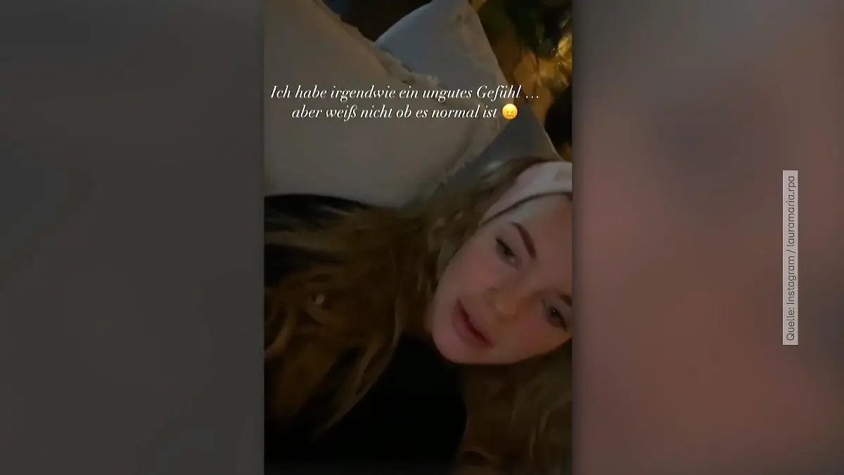 Kommt das Baby früher? Laura Maria hat ein "ungutes Gefühl" Pietro Lombardis Verlobte gibt ein Update