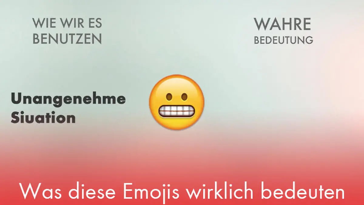 Was diese Emojis wirklich bedeuten Emoticons verstehen