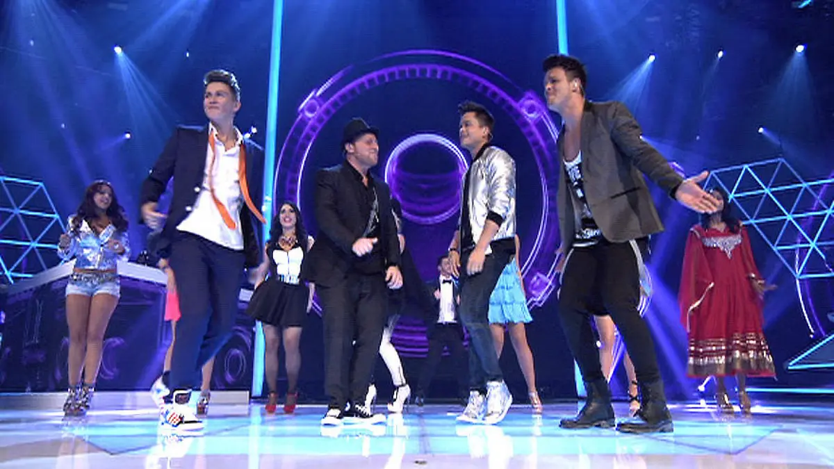 Die Top 12 performen "Timber" DSDS 2014: Erste Live-Challenge-Show