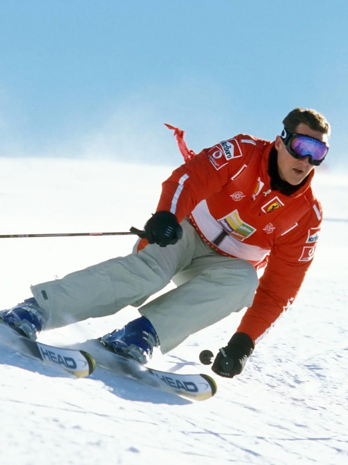  Michael Schumacher Deutschland / Ferrari beim Wintersport