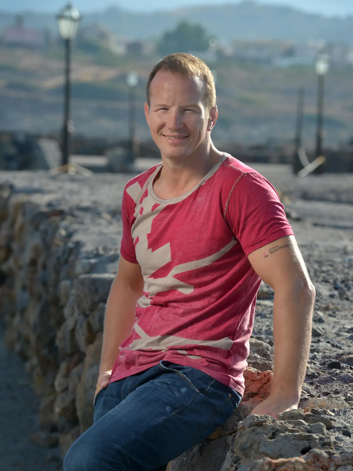 Exklusiv - Alexander Leipold während eines Fotoshootings beim Champion des Jahres am 25.09.2012 im Robinson Club Kalimera Kriti auf Kreta (Griechenland).