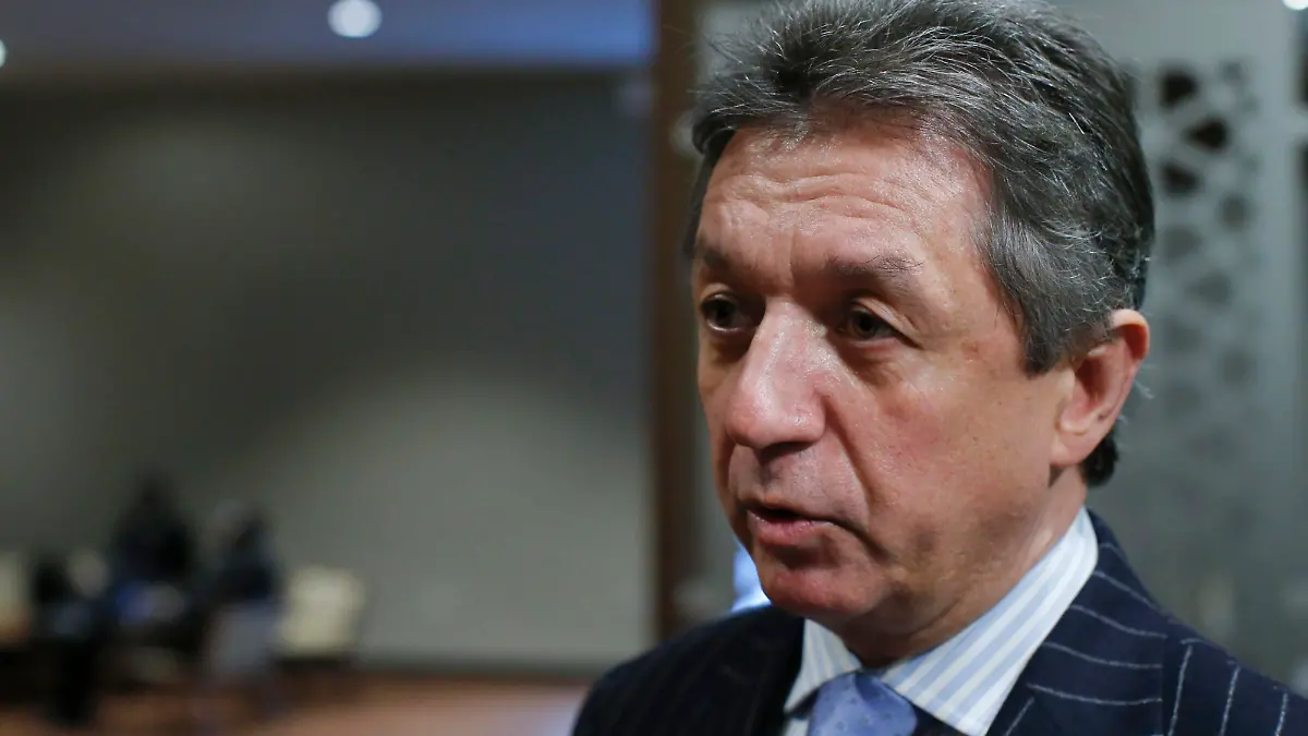 U.N. Ambassador Yuriy Sergeyev of Ukraine speaks to the media while he arrives for a security council on the crisis in Ukraine, at the U.N. headquarters in New York February 28, 2014. The U.N. Security Council will hold a closed-door emergency session on the escalating crisis in Ukraine on Friday at the request of the new Kiev government, which warned that the situation in Crimea threatened Ukraine's territorial integrity. REUTERS/Eduardo Munoz (UNITED STATES - Tags: POLITICS CIVIL UNREST)