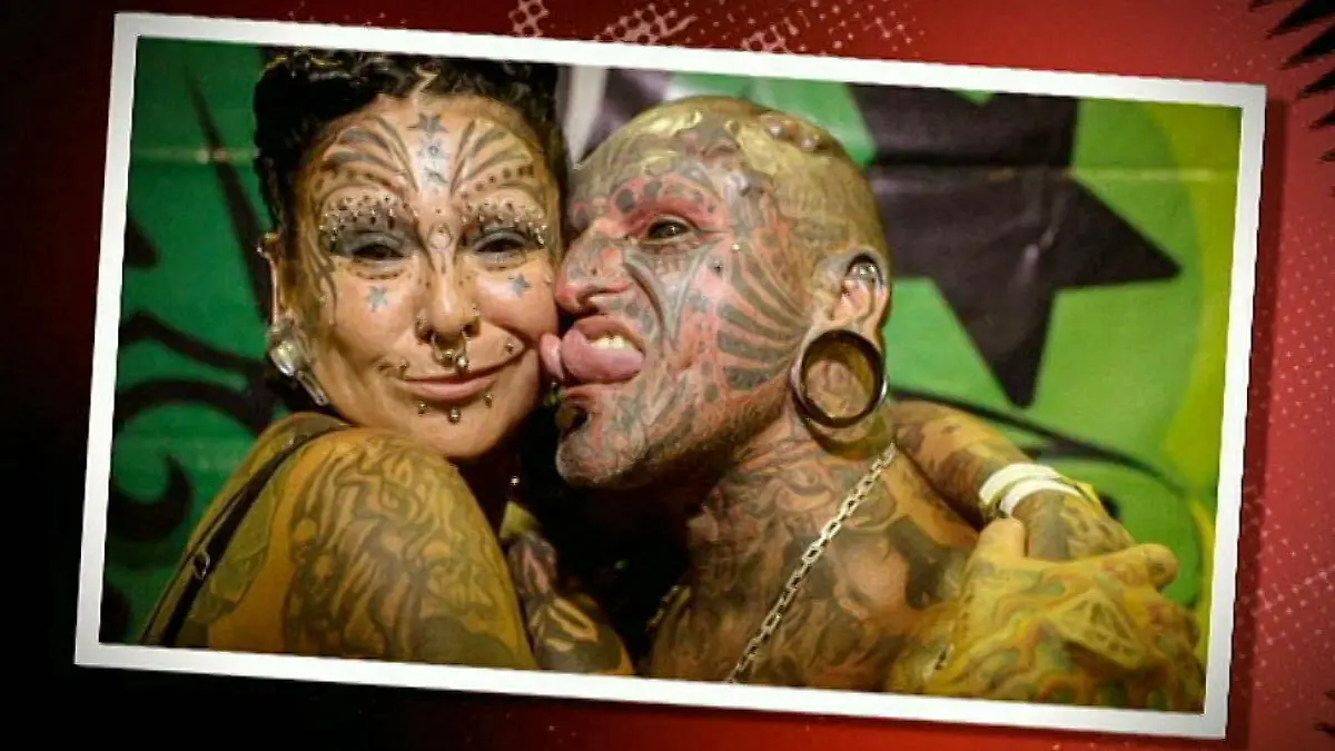 Dieses skurrile Paar hält den Rekord als Pärchen mit den meisten Tattos.