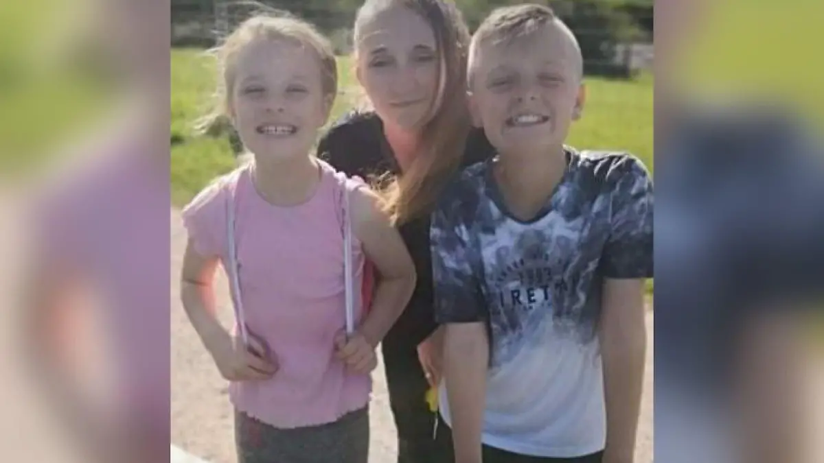 Terri Harris (†35), ihre Tochter Lacey (†11) und ihr Sohn John (†13)
