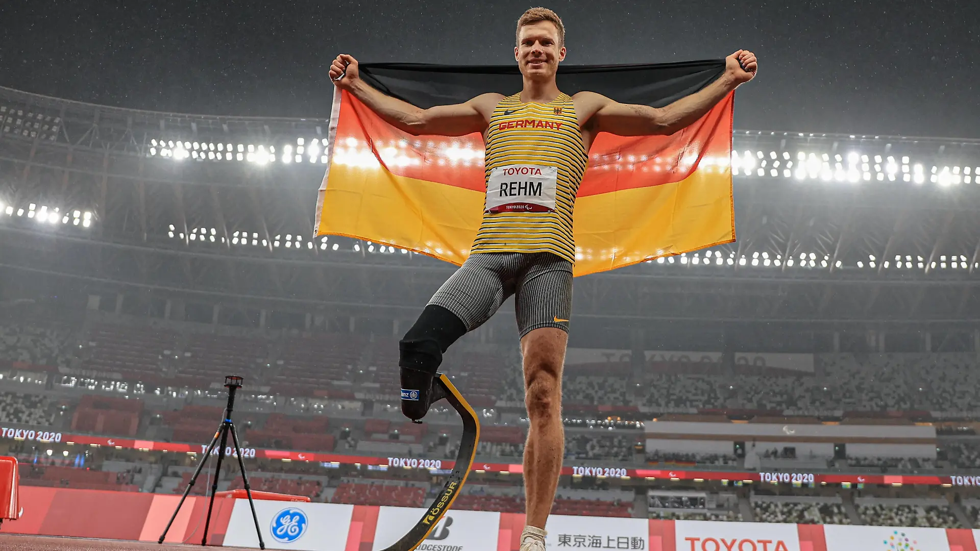  REHM Markus GER, September 01, 2021 - Athletics : Men s Long Jump T64 Final during the Tokyo 2020 Paralympic Games at the National Stadium in Tokyo, Japan. Noxthirdxpartyxsales PUBLICATIONxNOTxINxJPN 168335896