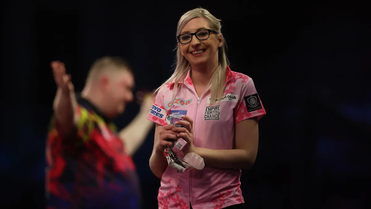 RECORD DATE NOT STATED 20th December 2022, Alexandra Palace, London, England 2022/23 PDC Cazoo World Darts Championships Day 6 Evening Session A dejected Fallon Sherrock after the loss against Ricky Evans PUBLICATIONxNOTxINxUK ActionPlus12460299 ShaunxBrooks