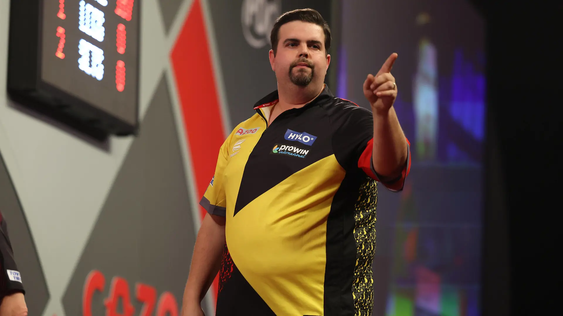 Sport Bilder des Tages RECORD DATE NOT STATED 21st December 2022, Alexandra Palace, London, England 2022/23 PDC Cazoo World Darts Championships Day 7 Evening Session Gabriel Clemens celebrates after he wins the match against William O& x2018Connor PUBLICATIONxNOTxINxUK ActionPlus12460415 ShaunxBrooks
