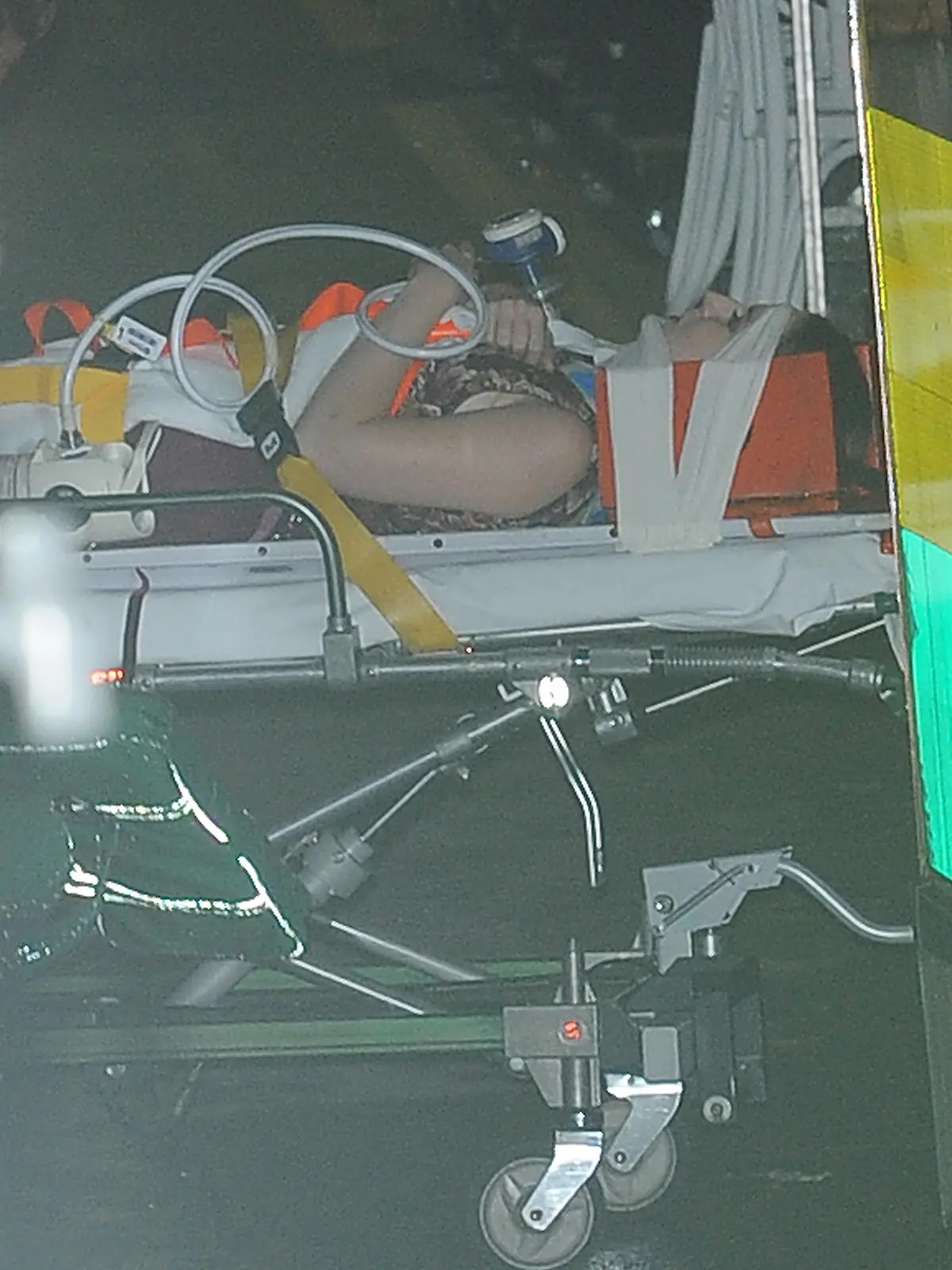 X Factor contestant Abi Alton is rushed to hospital by ambulance after hurting her back by slipping down stairs backstage.Featuring: Abi AltonWhere: London, United KingdomWhen: 21 Oct 2013Credit: Craig Harris/WENN.com