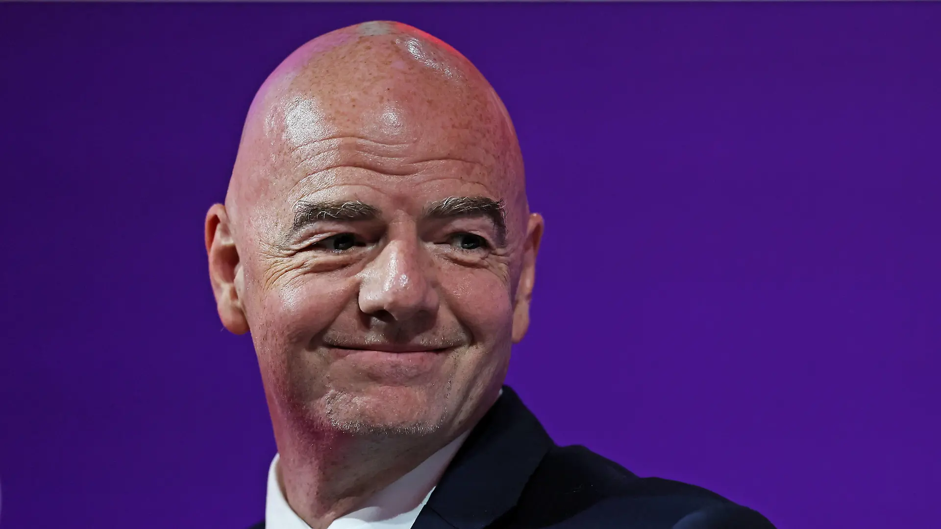 2022 FIFA World Cup, WM, Weltmeisterschaft, Fussball press conference, PK, Pressekonferenz before Final Games Dec 16th. Gianni Infantino, President of FIFA speaking to the press PUBLICATIONxNOTxINxUK ActionPlus12458515 HeulerxAndrey