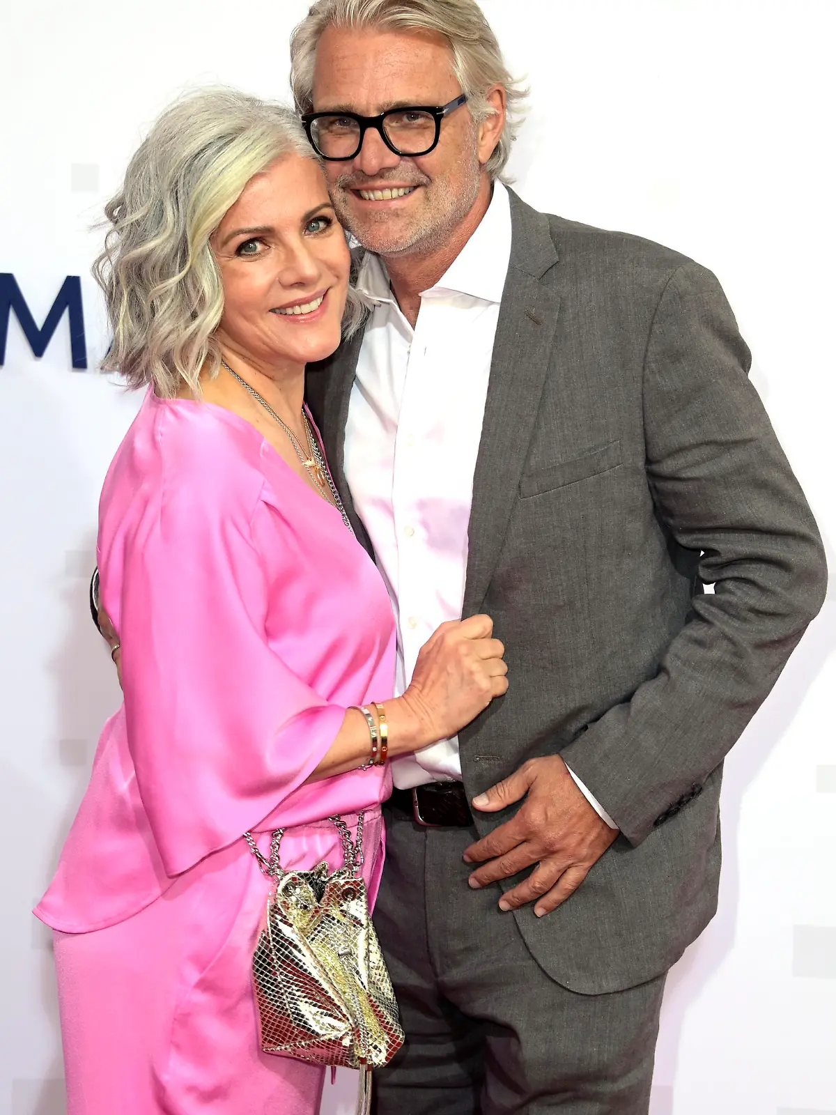 Birgit Schrowange mit Partner Frank Spothelfer bei der Bertelsmann Party 2023 in der Bertelsmann Repräsentanz Unter den Linden. Berlin, 15.06.2023