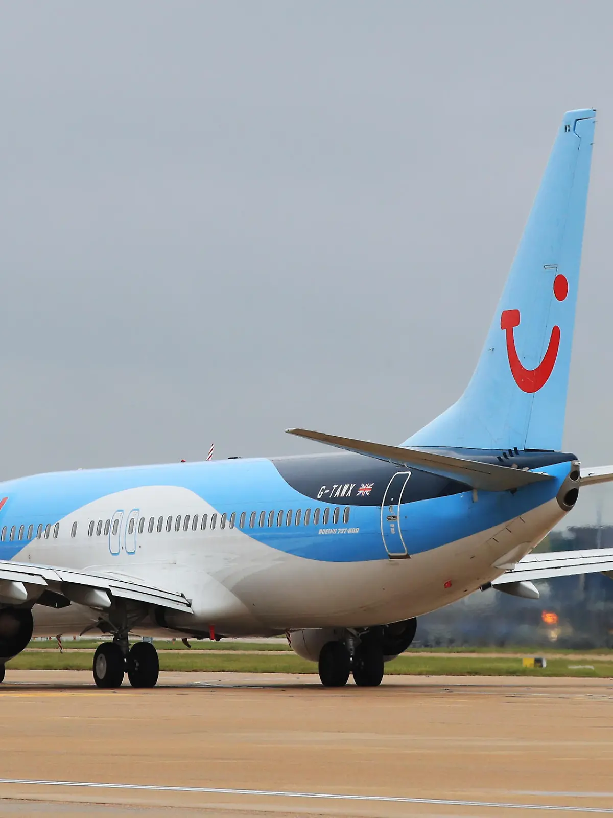 Coronavirus - Mon May 17, 2021. A TUI flight leaves for Funchai, on the Portuguese island of Madeira, from Gatwick Airport in West Sussex after the ban on international leisure travel for people in England was lifted following the further easing of lockdown restrictions. Picture date: Monday May 17, 2021. See PA story HEALTH Reopening Holidays. Photo credit should read: Gareth Fuller/PA Wire URN:59828340