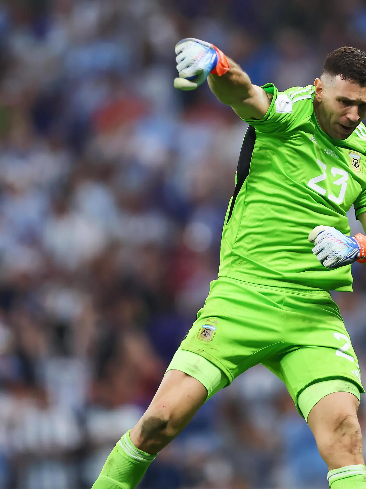  Emiliano Martinez ARG, DECEMBER 18, 2022 - Football / Soccer : FIFA World Cup, WM, Weltmeisterschaft, Fussball Qatar 2022 final match between Argentina 34-23 France at Lusail Stadium in Lusail, Qatar. Noxthirdxpartyxsales PUBLICATIONxNOTxINxJPN 206638448