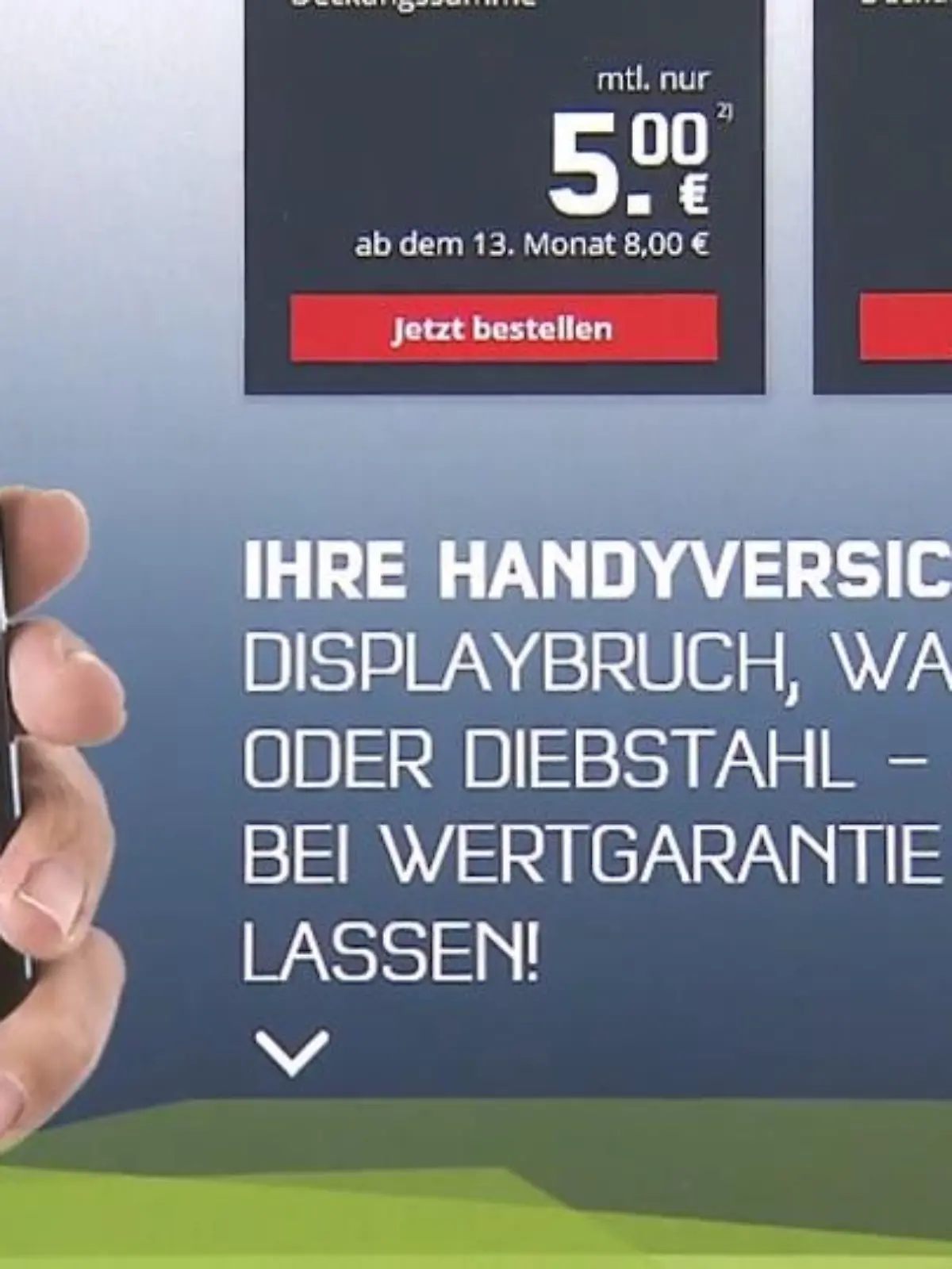 Bild zu: "Dann sollten Sie eine Versicherung abschließen"