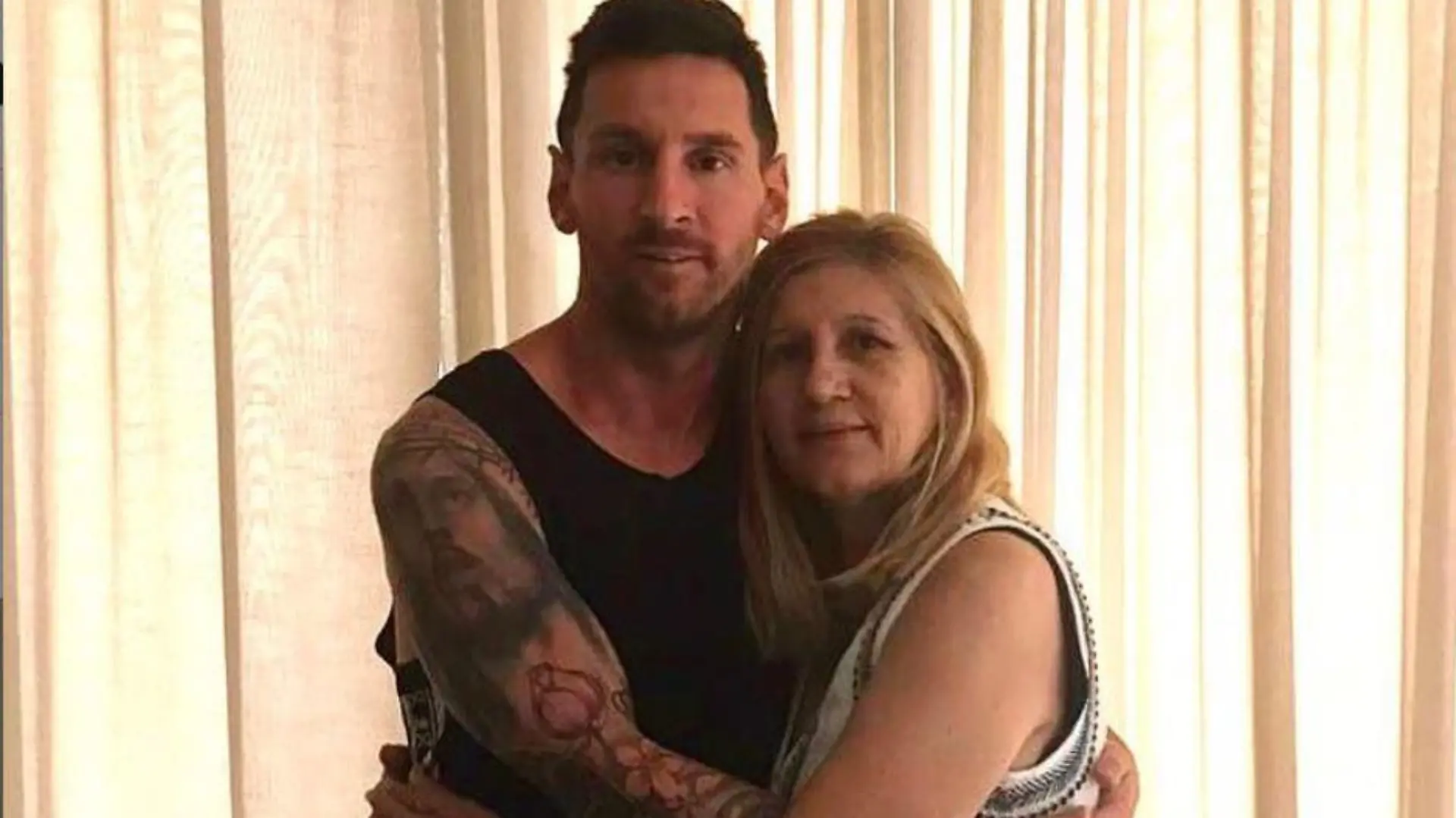 Lionel Messi und Celia María Cuccittini