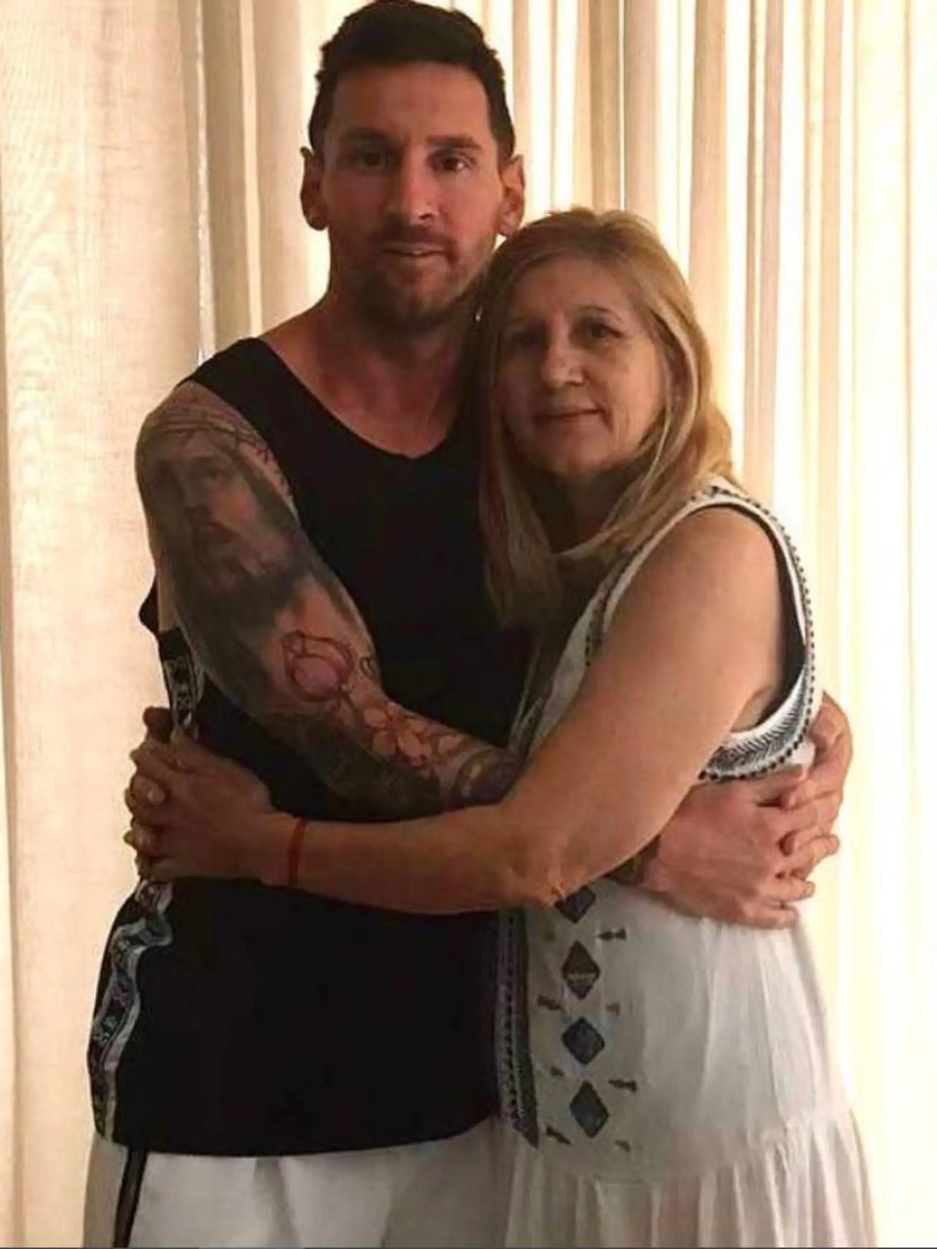 Lionel Messi und Celia María Cuccittini