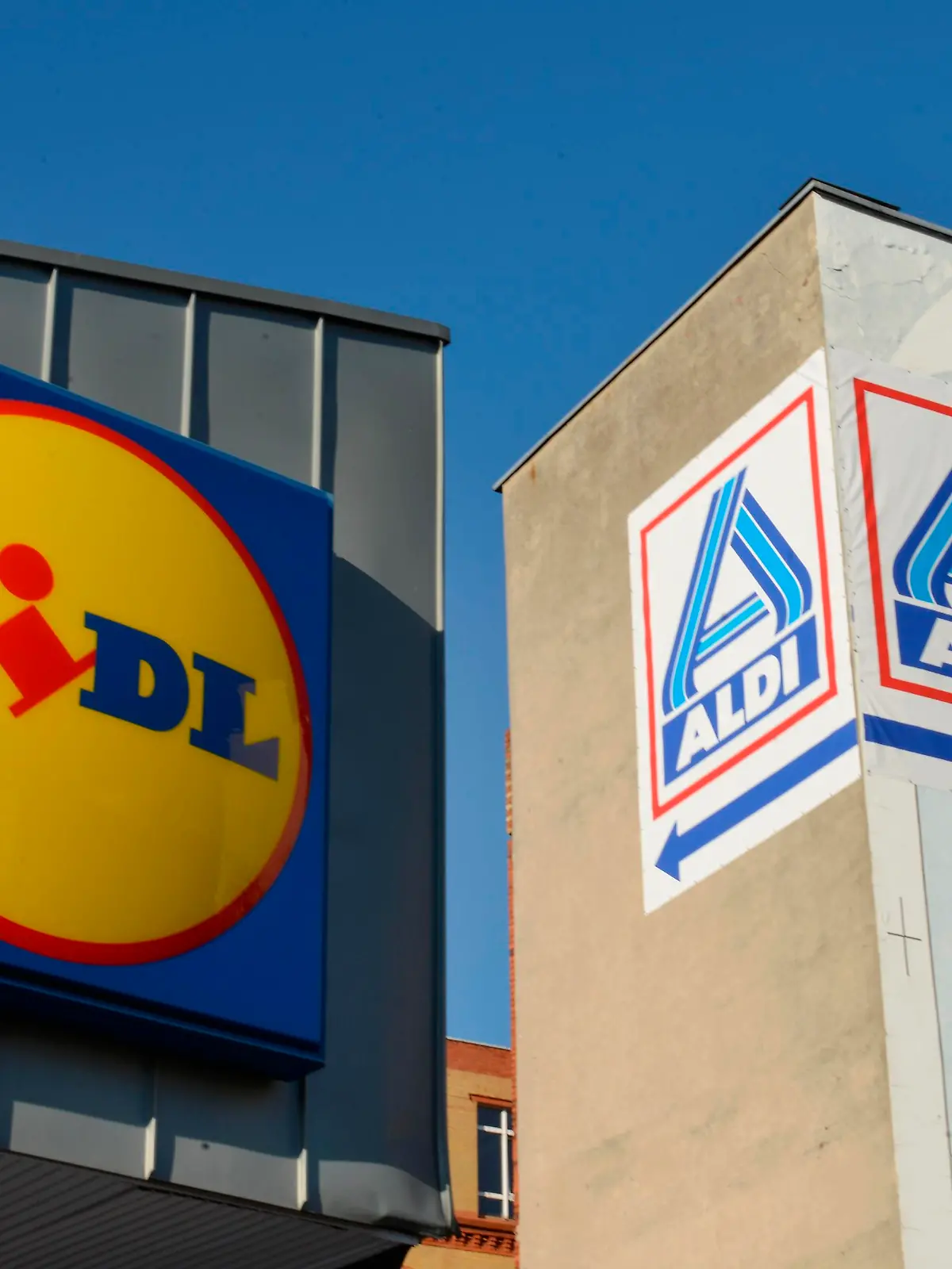 Lidl Aldi, Kreuzbergstrasse, Kreuzberg, Berlin, Deutschland