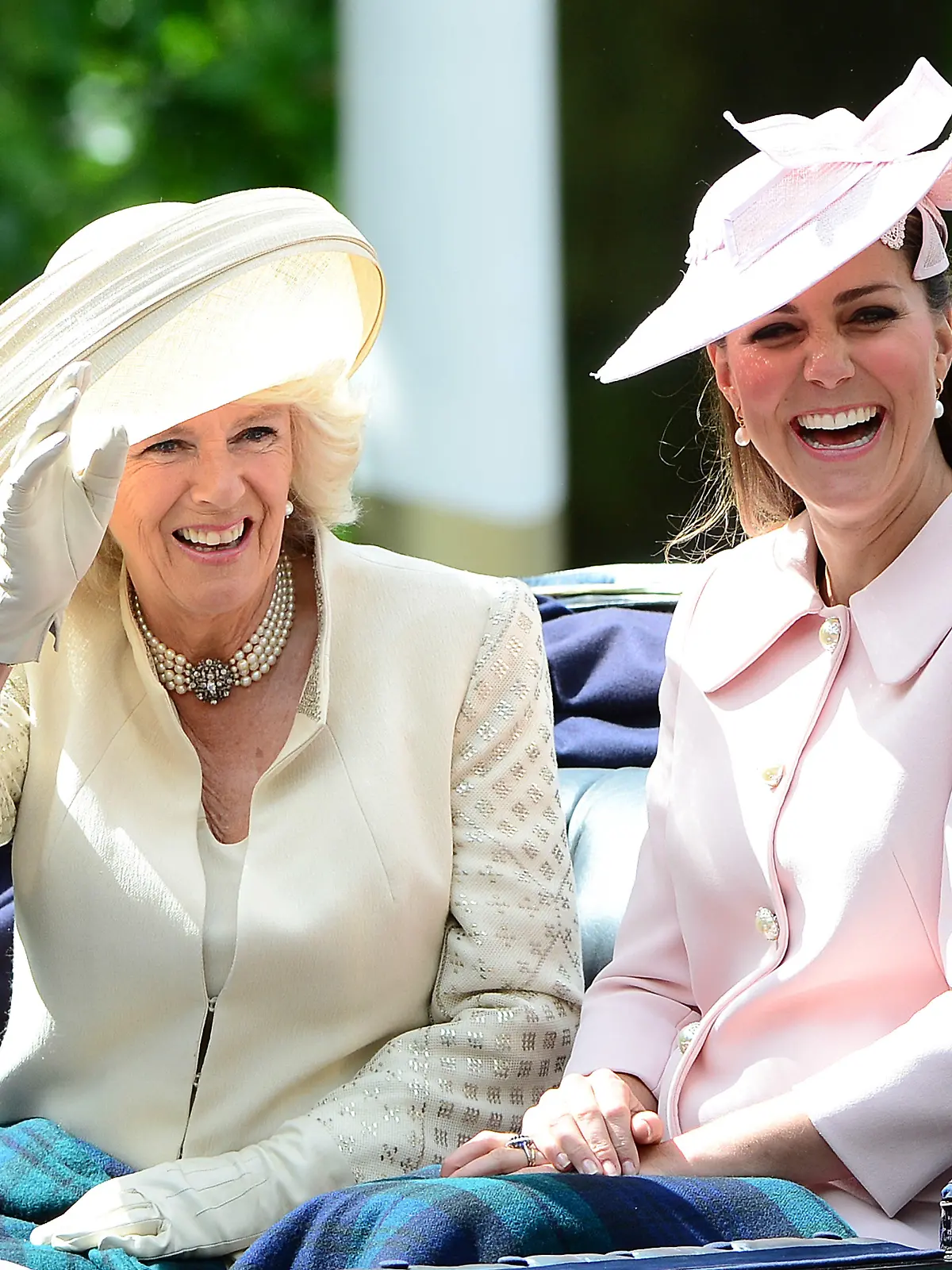 Members of the Royal Family attend The Queen's Birthday Parade: Trooping the Colour in London, UK, on the 15th June 2013.