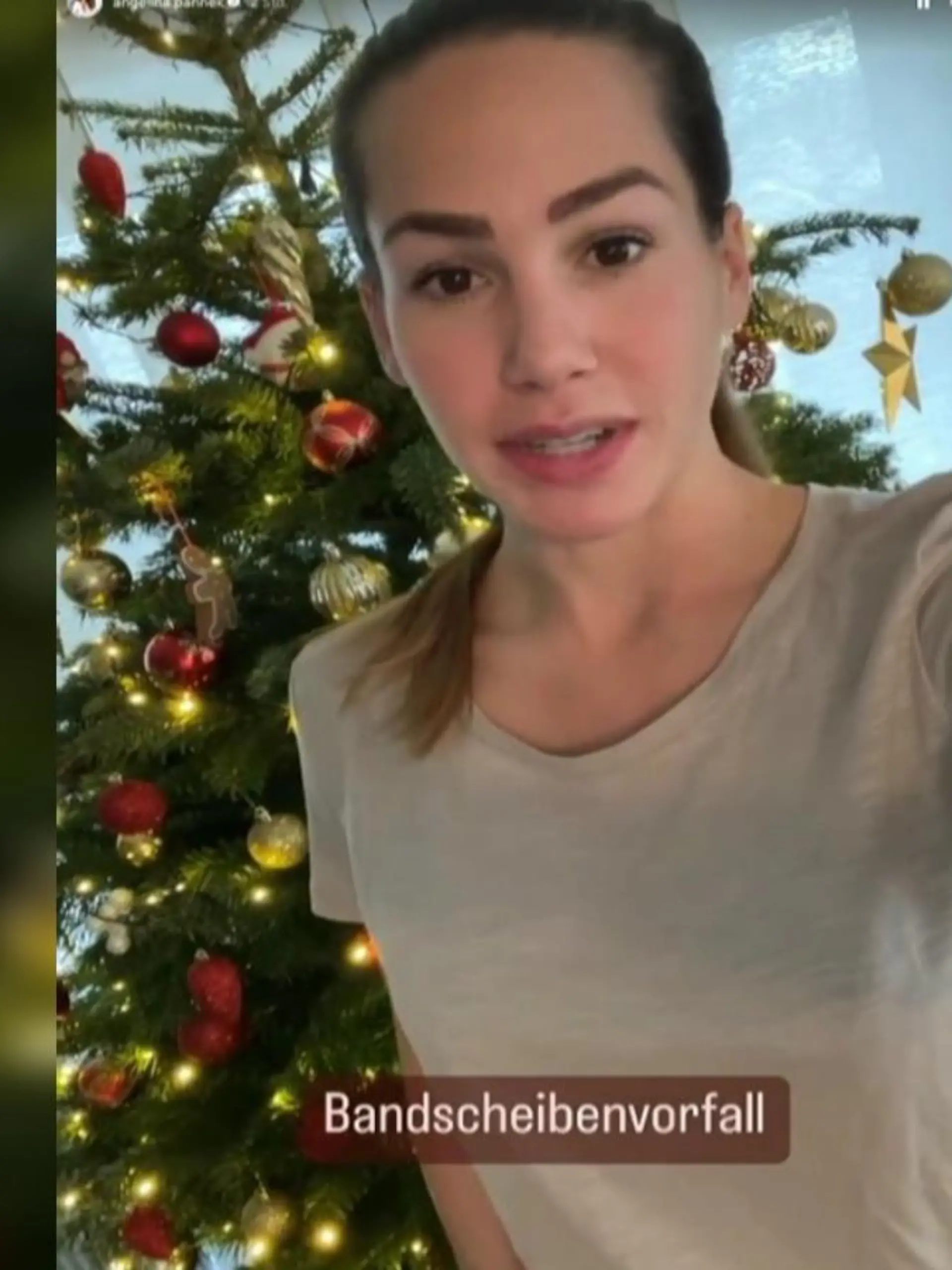 Angelina Pannek hatte einen Bandscheibenvorfall.