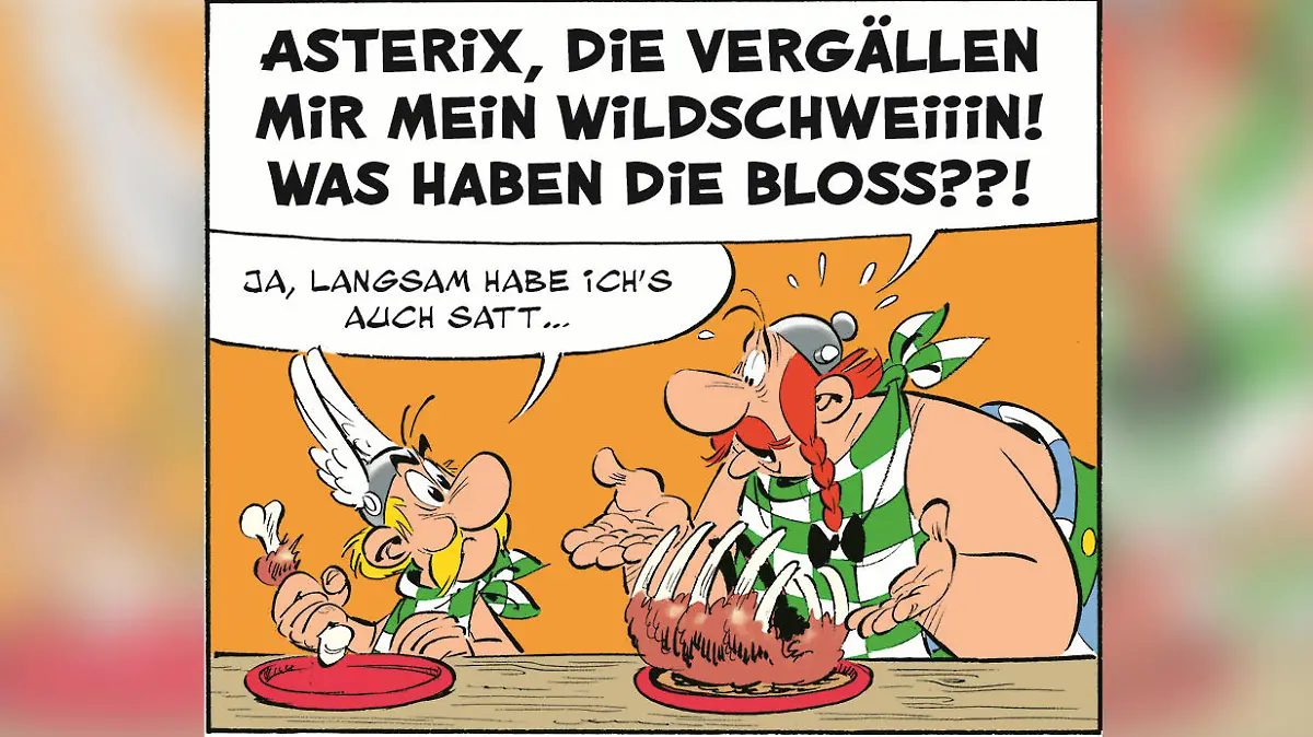 Asterix und Obelix finden, Wildschweine sind gesund genug