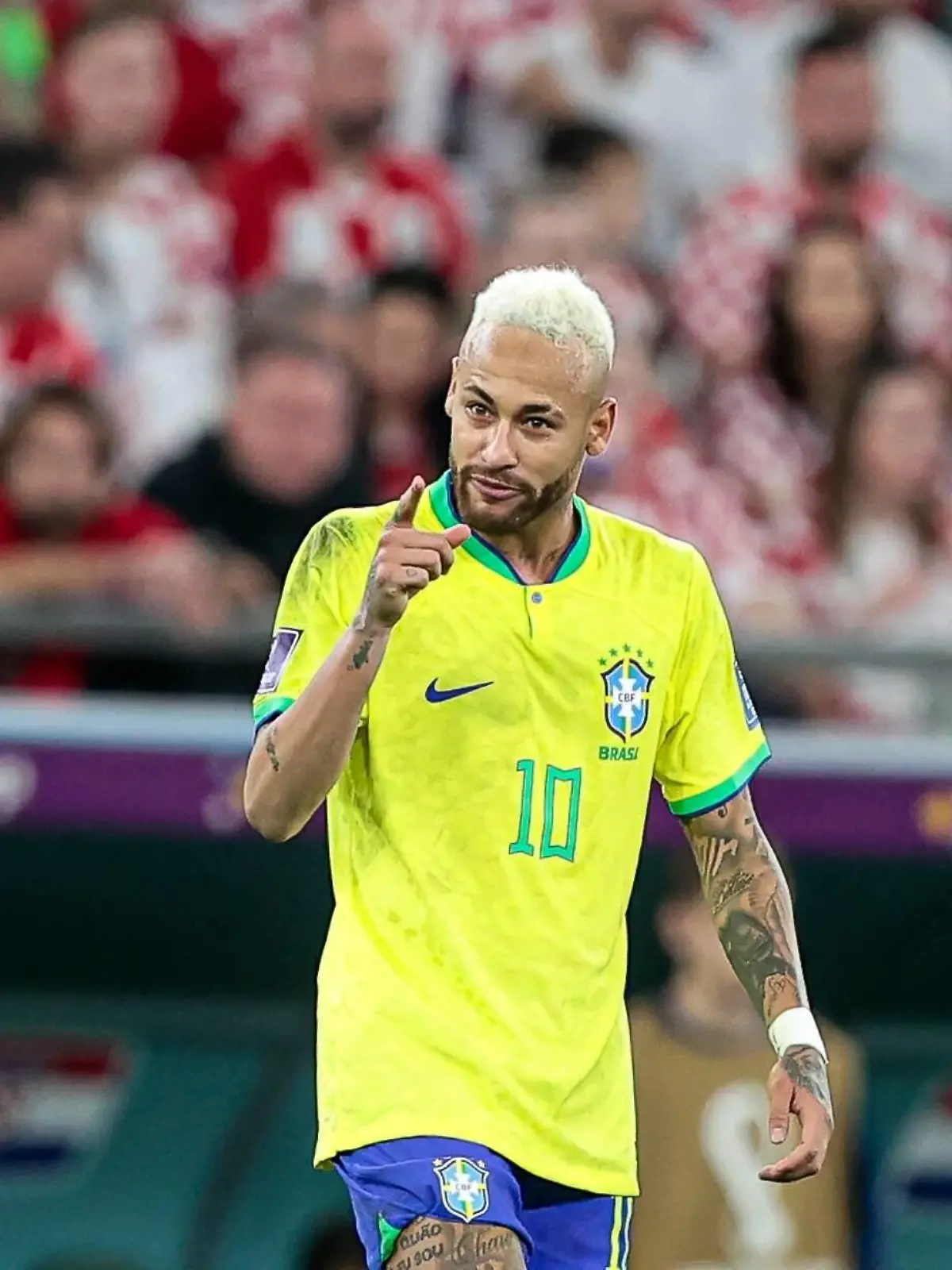 RECORD DATE NOT STATED December 9, 2022. - Al-Rayya, Qatar. - Education City Stadium. FIFA World Cup, WM, Weltmeisterschaft, Fussball 2022. Round of 8. Croatia v Brazil. In photo: Neymar DmitryxGolubovich 