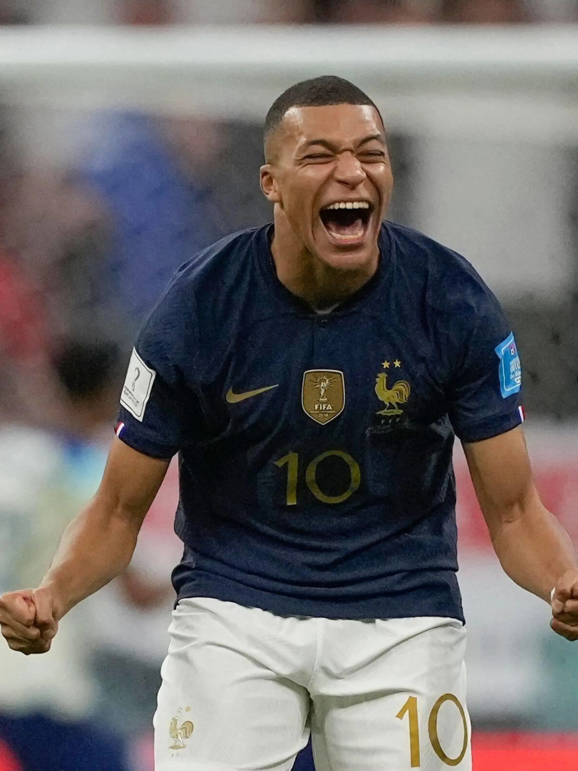  Mandatory Credit: Photo by Dave Shopland/Shutterstock 13655765hj Kylian Mbappe of France laughs after England s Harry Kane blasts penalty over the bar England v France, FIFA World Cup, WM, Weltmeisterschaft, Fussball 2022, Quarter Final, Football, Al Bayt Stadium, Al Khor, Qatar - 10 Dec 2022 Editorial Use Only England v France, FIFA World Cup 2022, Quarter Final, Football, Al Bayt Stadium, Al Khor, Qatar - 10 Dec 2022 Editorial Use Only PUBLICATIONxINxGERxSUIxAUTxHUNxGRExMLTxCYPxROUxBULxUAExKSAxONLY Copyright: xDavexShopland/Shutterstockx 13655765hj