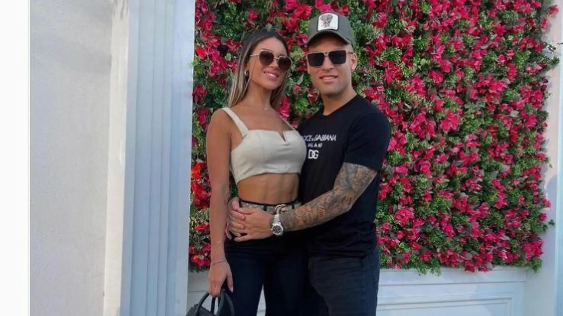 Unzertrennlich: Agustina Gandolfo und Lautaro Martinez