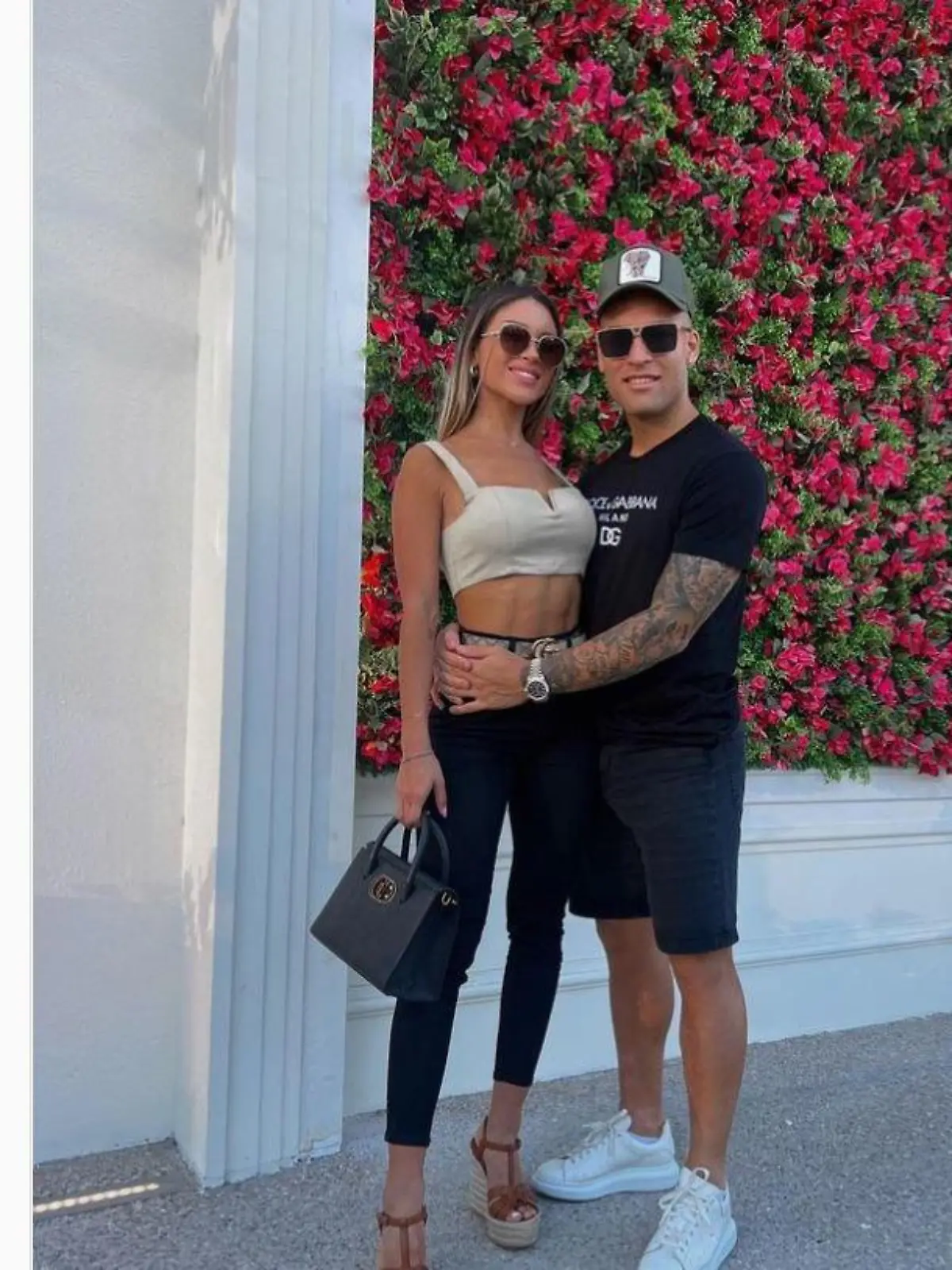 Unzertrennlich: Agustina Gandolfo und Lautaro Martinez