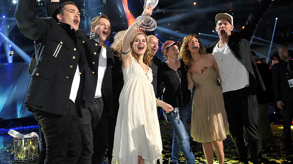 Emmelie de Forest, a singer from Denmark, is the winner of the 'Eurovision' song contest 2013.
