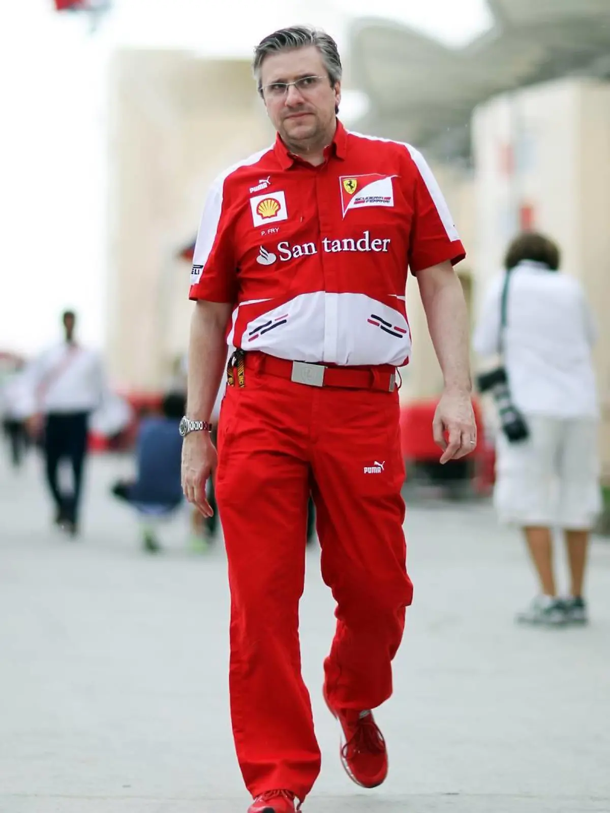 Pat Fry (GBR) Ferrari Deputy Technical Director and Head of Race Engineering.18.04.2013. Formula 1 World Championship, Rd 4, Bahrain Grand Prix, Sakhir, Bahrain, Preparation Day- www.xpbimages.com, EMail: requests@xpbimages.com - copy of publication required for printed pictures. Every used picture is fee-liable. © Copyright: Moy / XPB Images