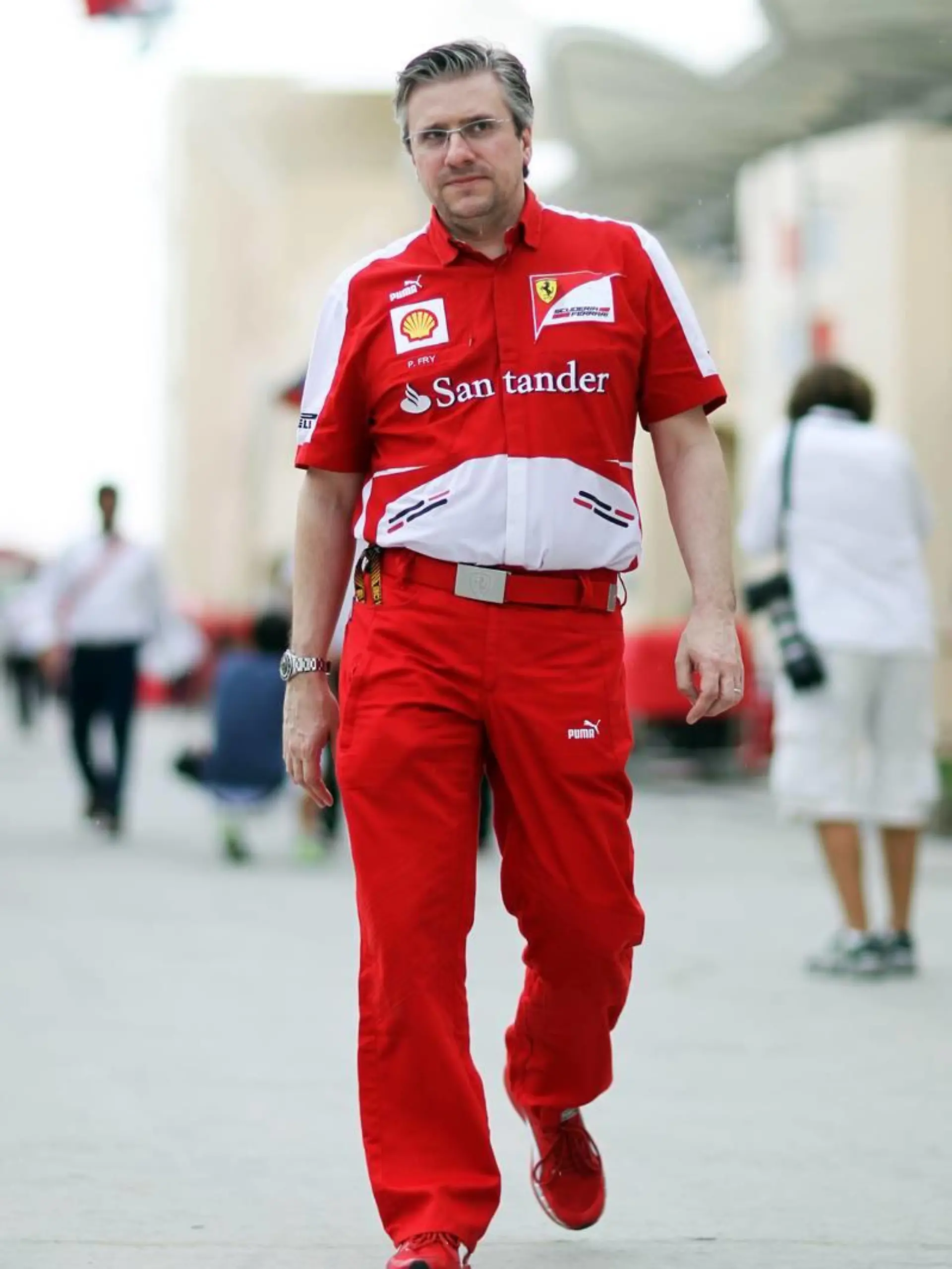 Pat Fry (GBR) Ferrari Deputy Technical Director and Head of Race Engineering.18.04.2013. Formula 1 World Championship, Rd 4, Bahrain Grand Prix, Sakhir, Bahrain, Preparation Day- www.xpbimages.com, EMail: requests@xpbimages.com - copy of publication required for printed pictures. Every used picture is fee-liable. © Copyright: Moy / XPB Images