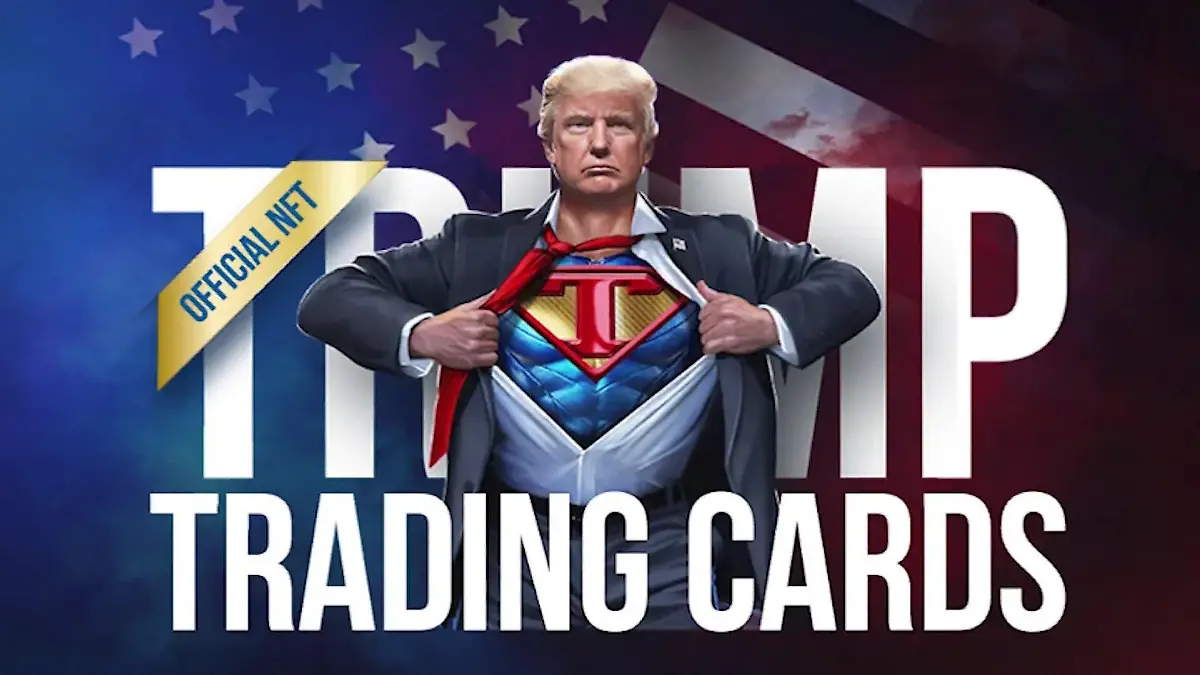 99 Dollar für eine Trump-Sammelkarte.