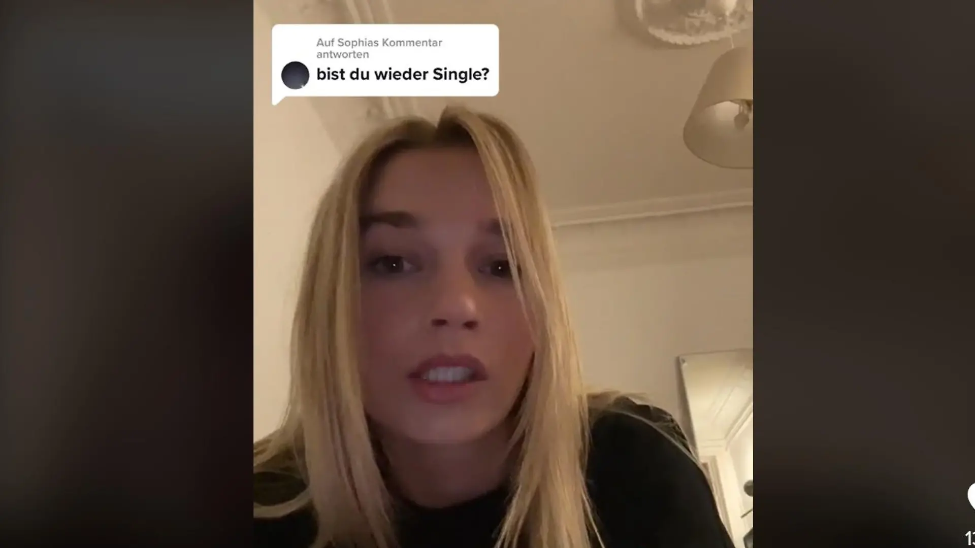 Luise Neck im Video zu ihrem Beziehungsstatus.