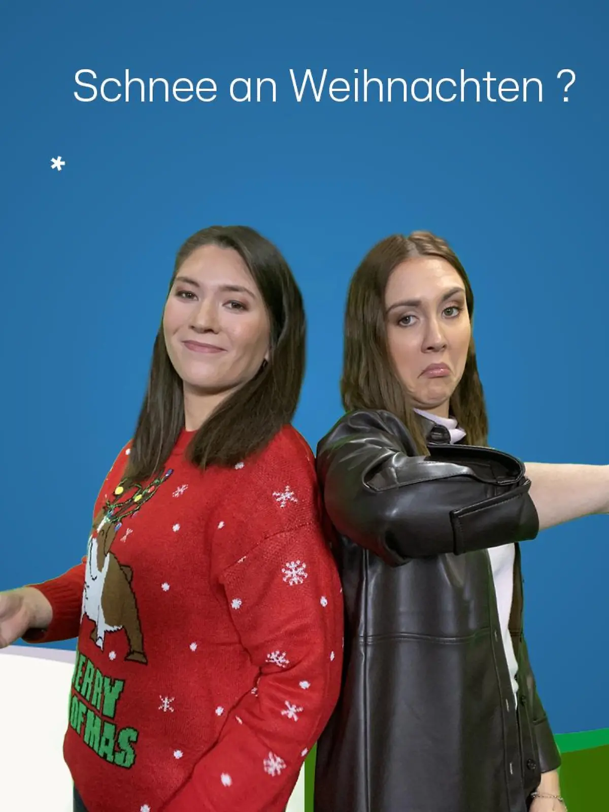 Ein Foto der Wetterexpertinnen Melanie Haselhoff und Daniela Bertlich