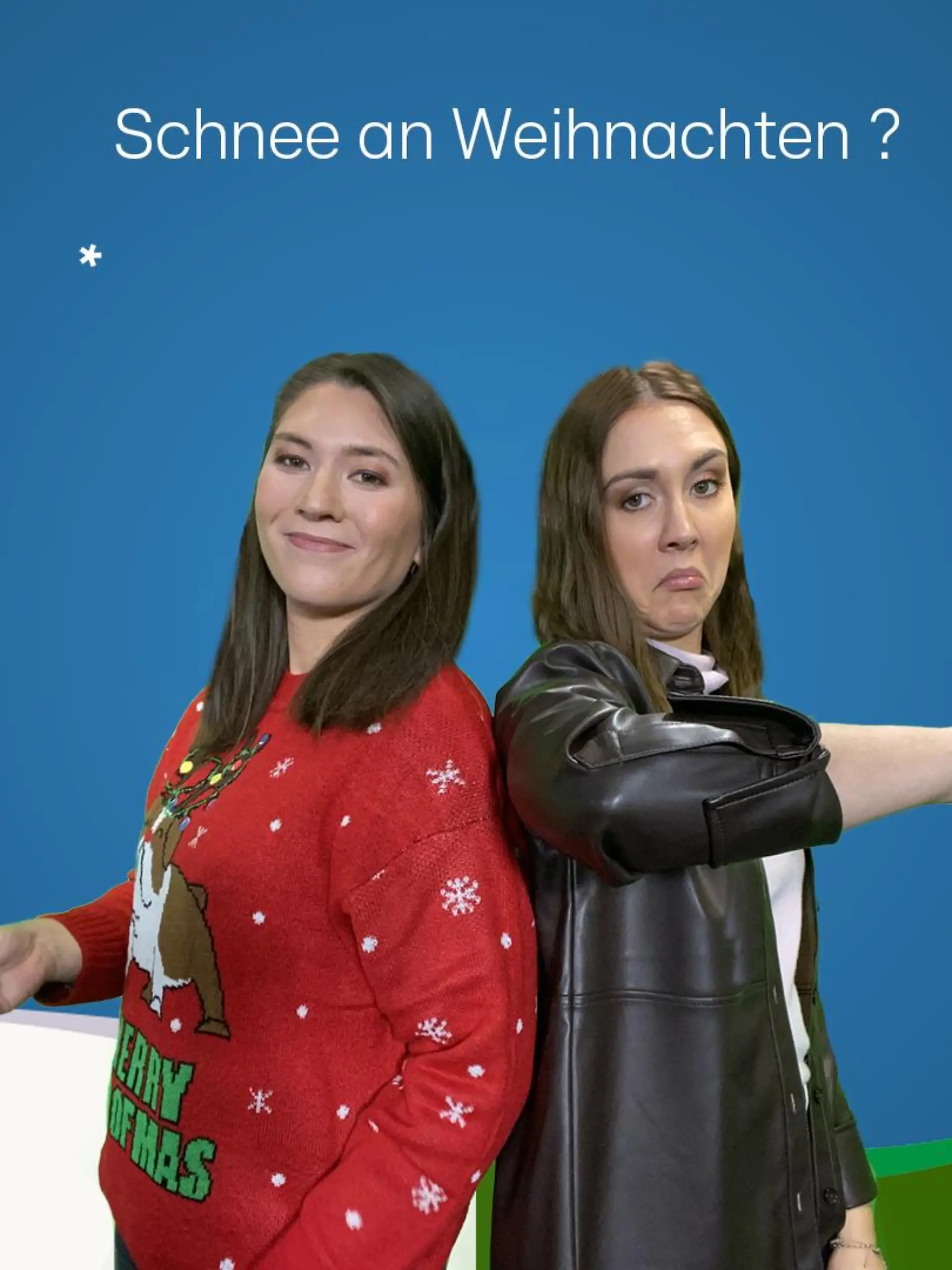 Ein Foto der Wetterexpertinnen Melanie Haselhoff und Daniela Bertlich